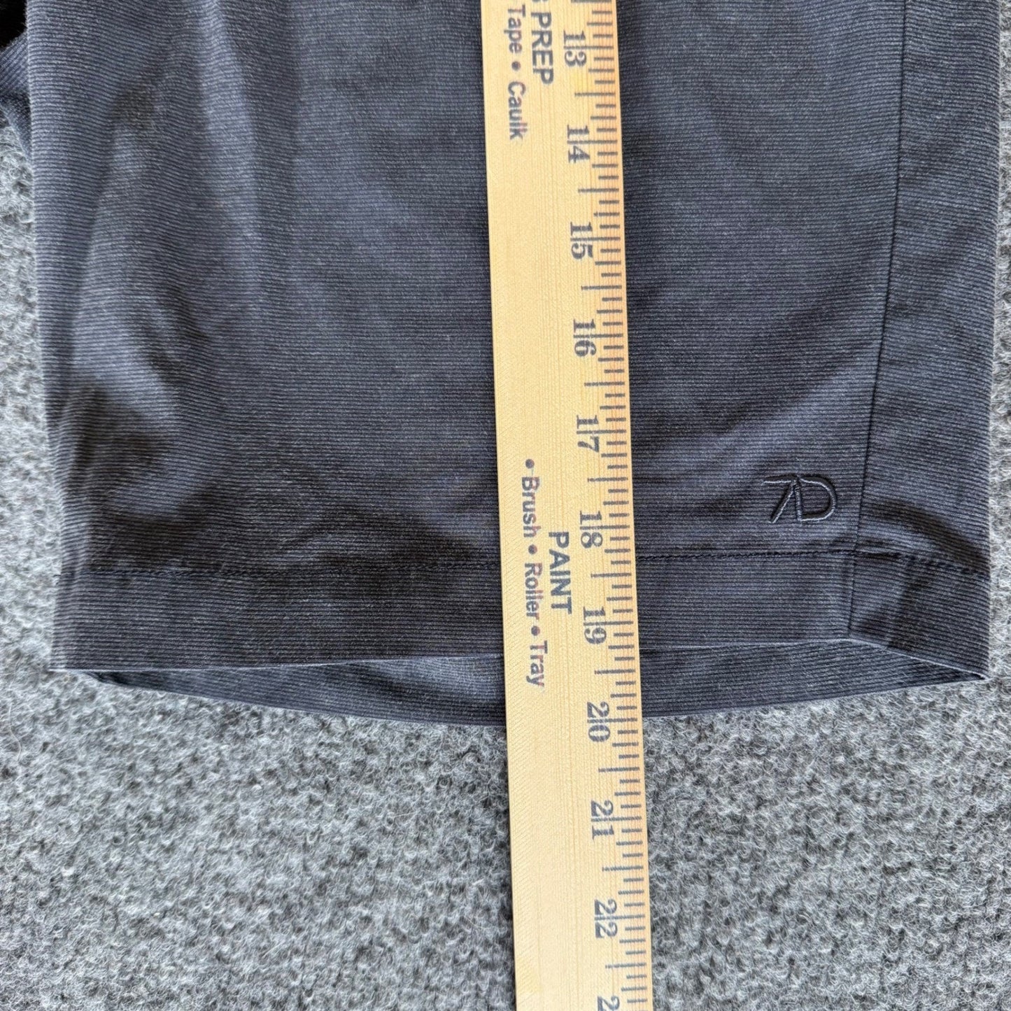 7 Diamonds Intertidal Performance Shorts Mens 32 Gray Casual Athletic Stretch