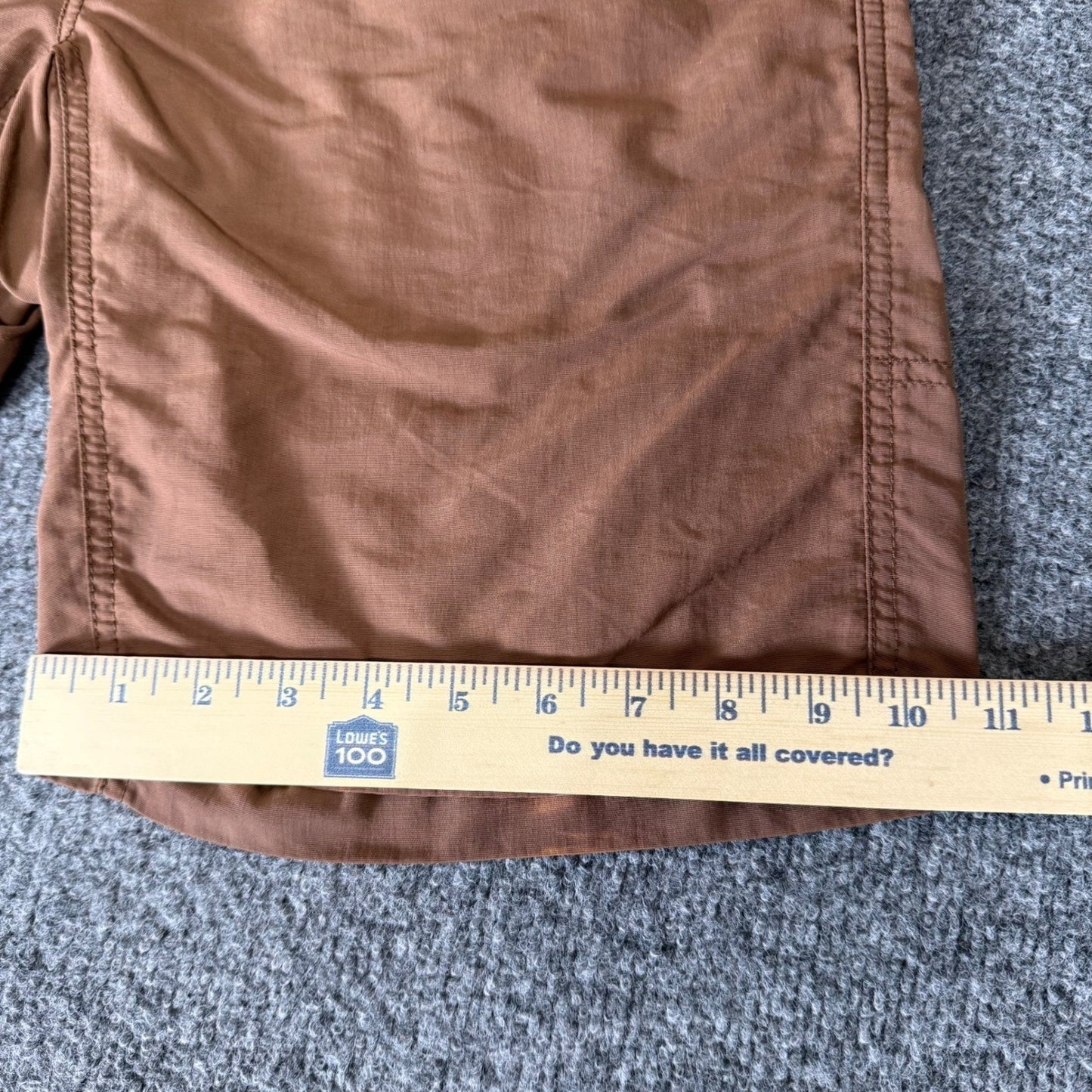 KAVU Hiking Shorts Mens Small Brown Outdoor Trail Quick Dry Active Trail Casual