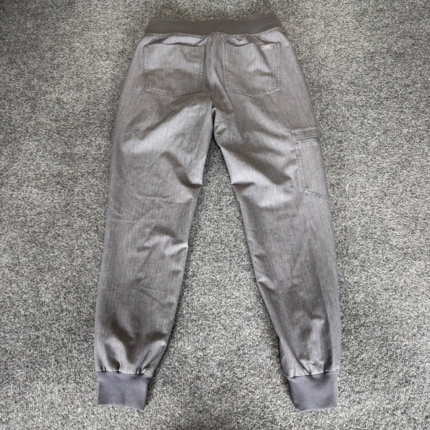 FIGS Zamora Jogger Scrub Pants Womens XXS Petite Graphite Gray Nursing Uniform