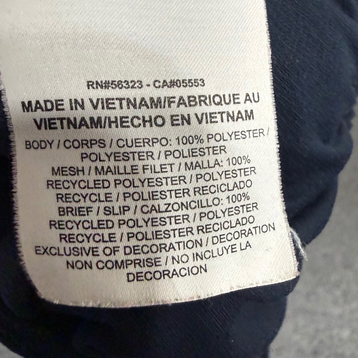 Nike Dri Fit Mens Large Running Shorts Navy Blue Athletic Gym Workout Training