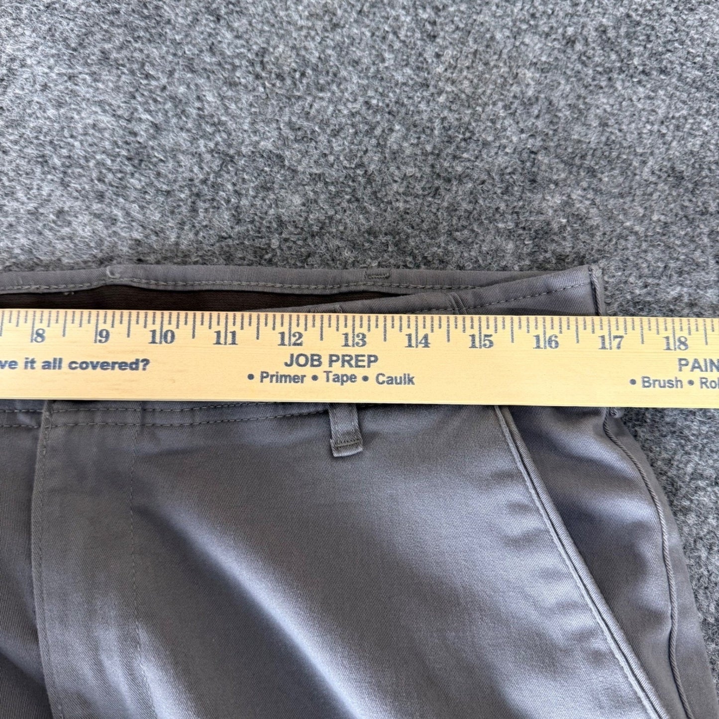 Lee Extreme Motion MVP Mens Gray Regular Straight Leg Chino Pants 34x30 Casual