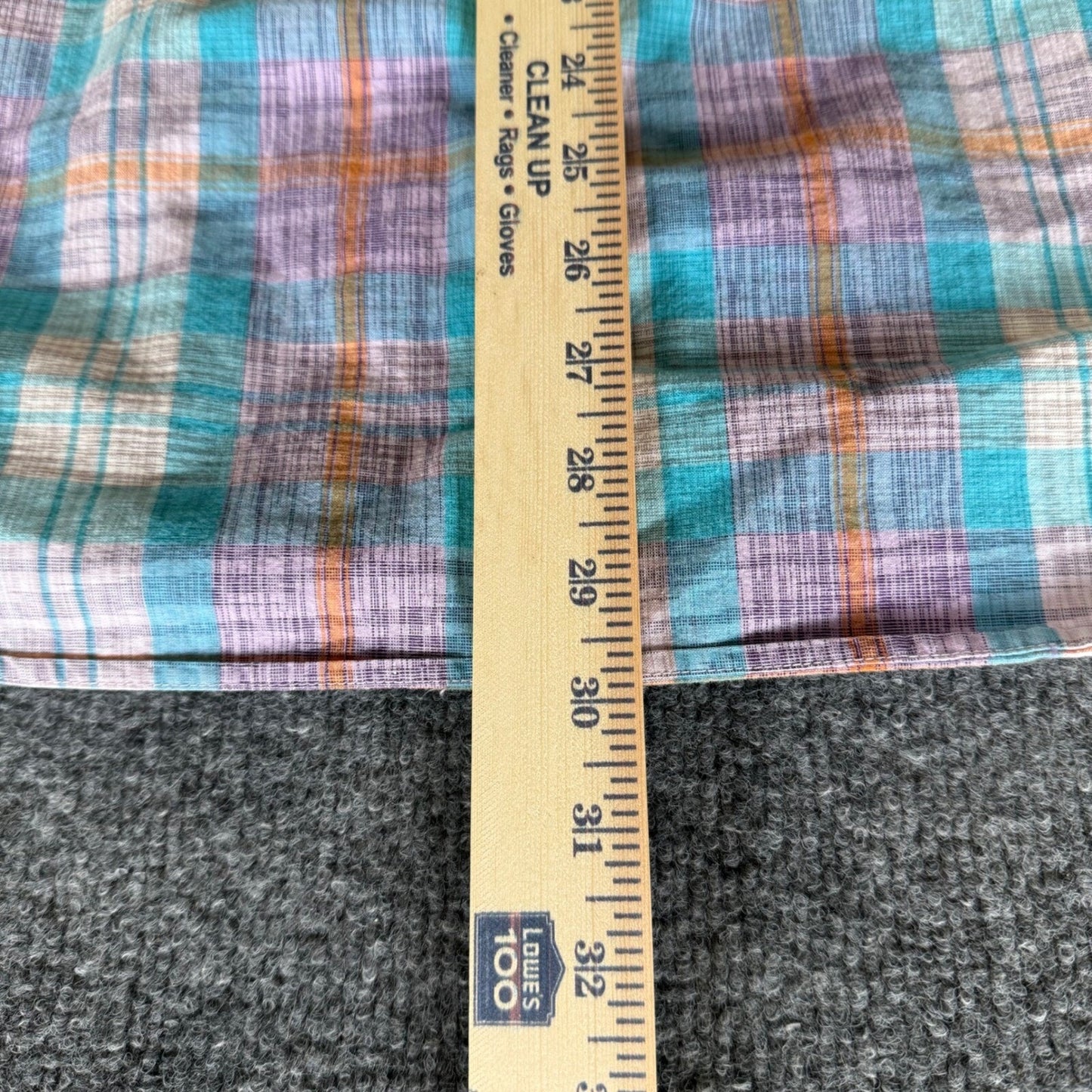 Roper Plaid Western Shirt Short Sleeve Button Up Pastel Summer Cowboy Mens Large