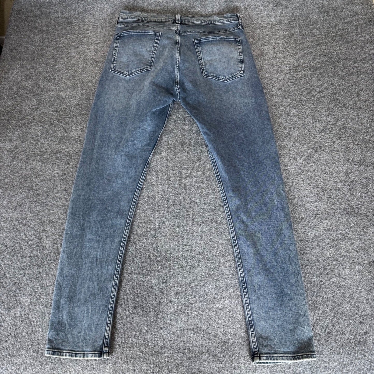 Rag Bone Fit 1 Skinny Jeans Mens 33x32 (Fits 32x30) Blue Denim Streetwear Casual