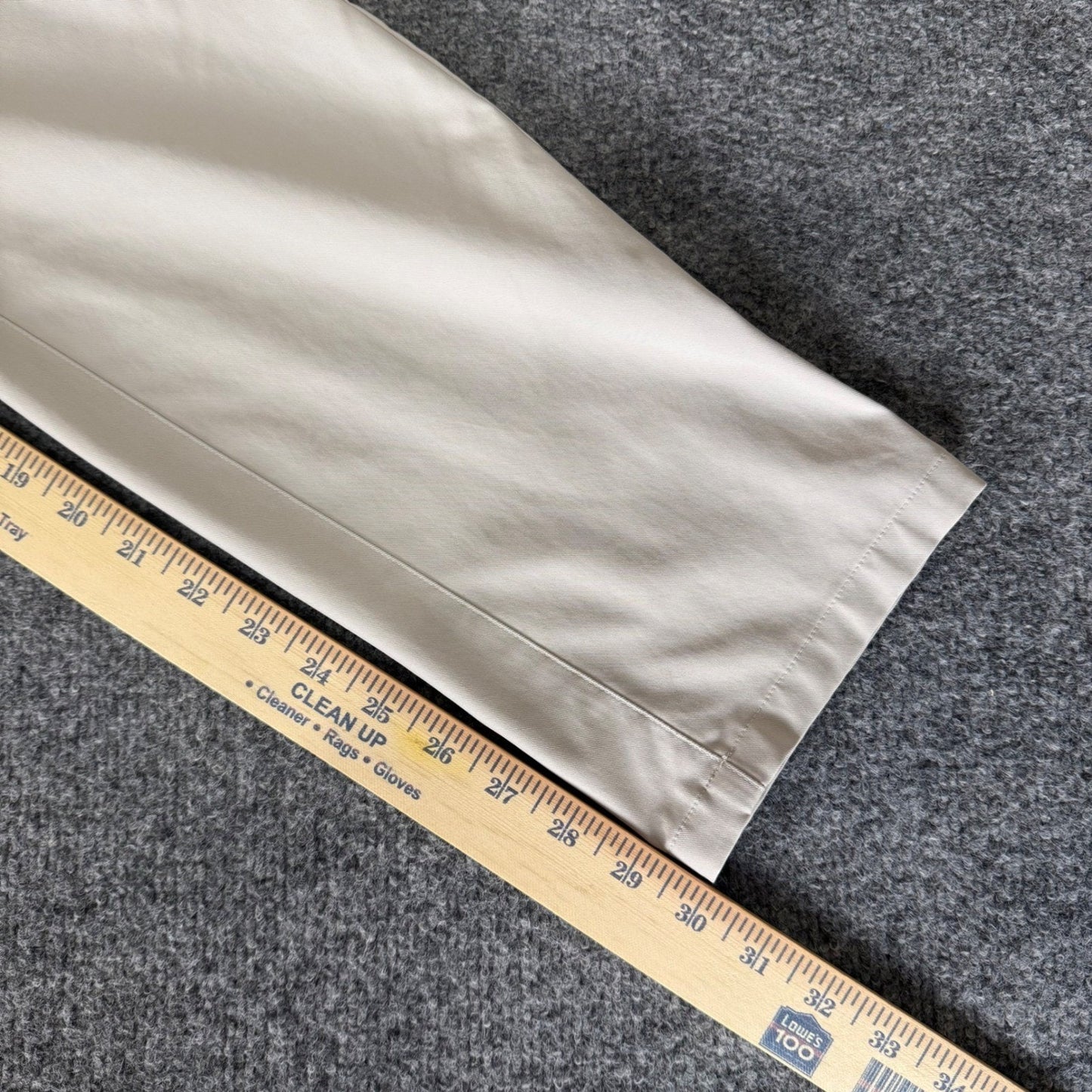 Jack Archer Jetsetter Pants Mens 36x30 Stone Khaki Chino Office Travel Casual
