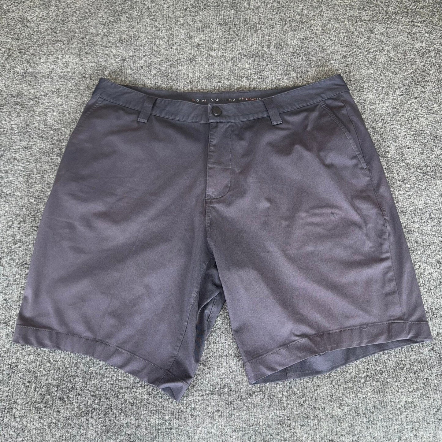 Rhone Golf Shorts Mens 35x10 Gray Moisture Wicking Casual Athletic Performance