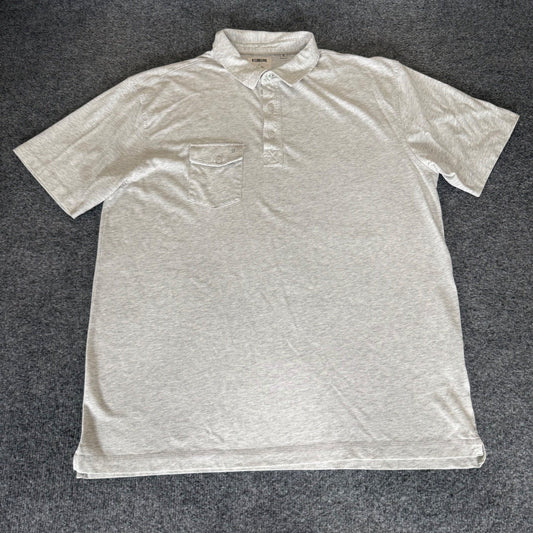 Linksoul Golf Polo Shirt Mens XL Gray Short Sleeve Performance Casual Cotton