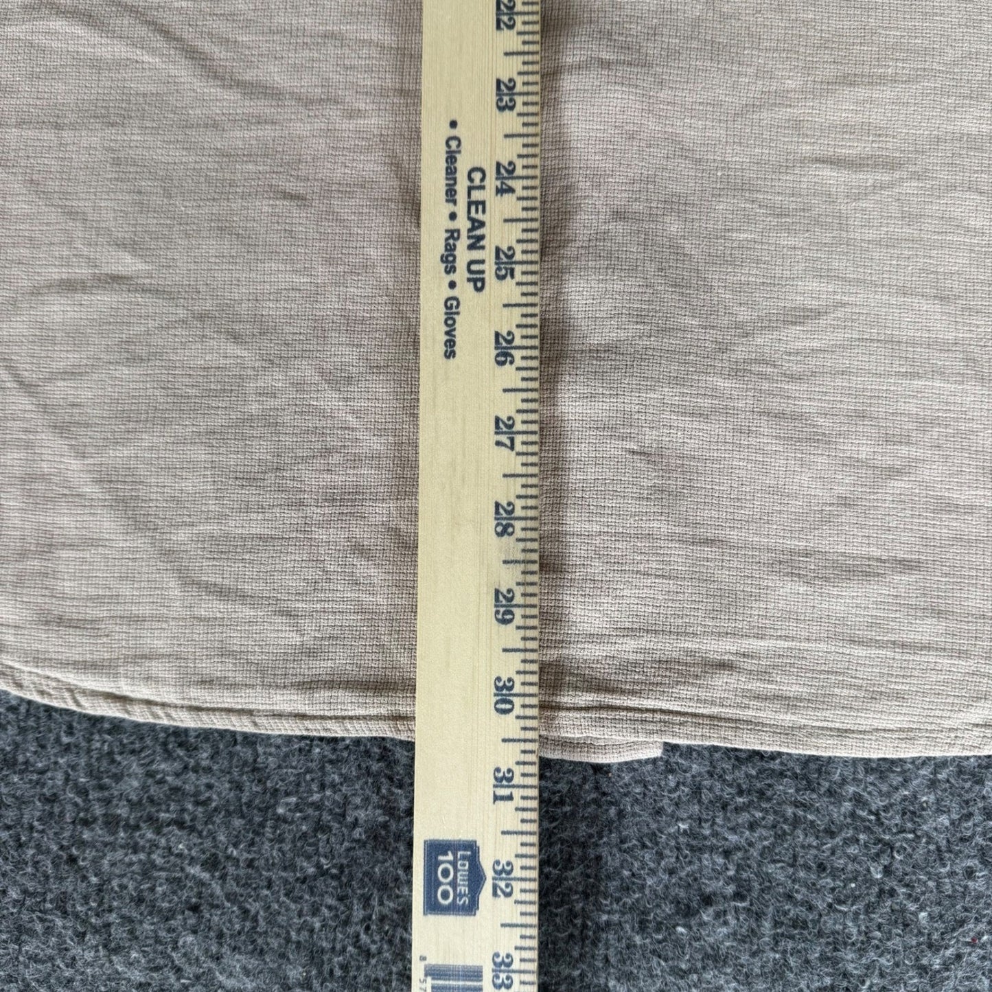 Duluth Trading Co Mens XL Beige Hemp Blend Short Sleeve Button Up Shirt Casual