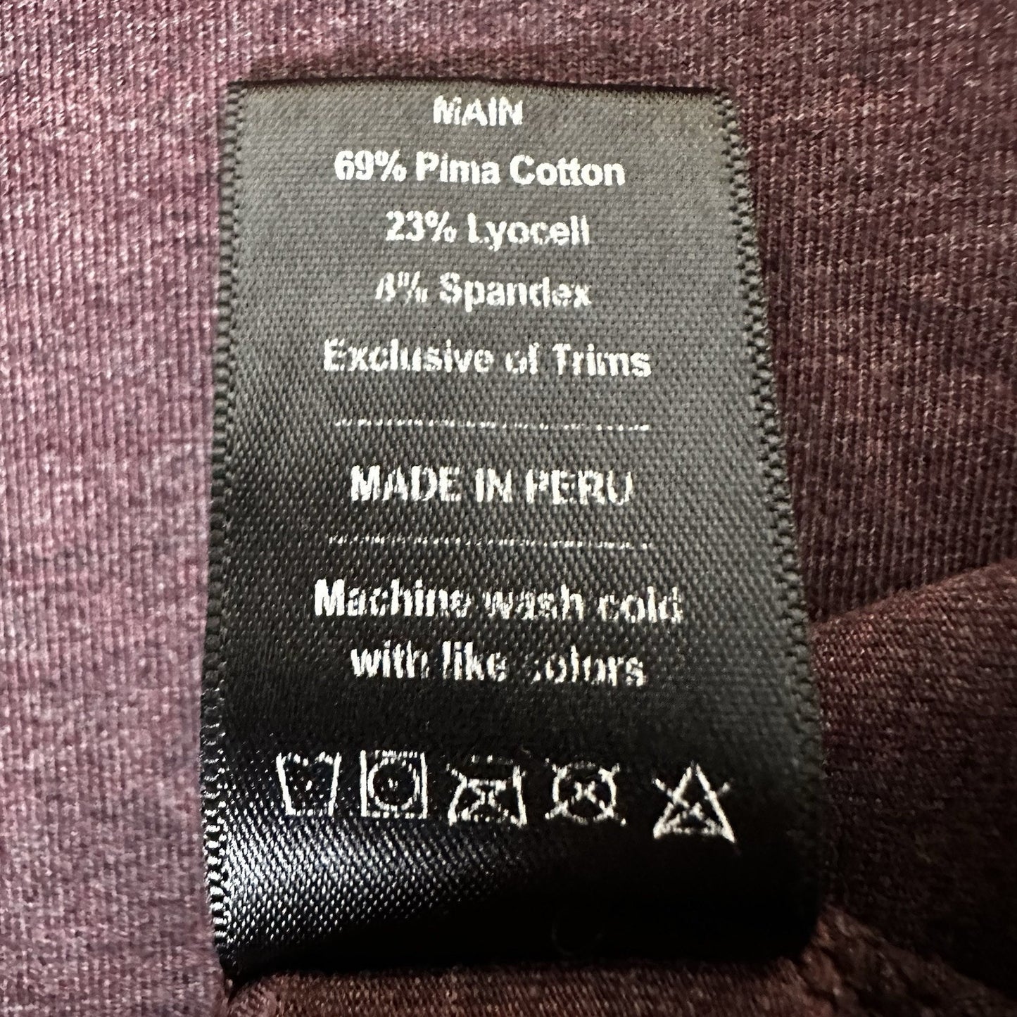 Public Rec Polo Shirt Mens Medium Maroon Short Sleeve Performance Stretch Casual