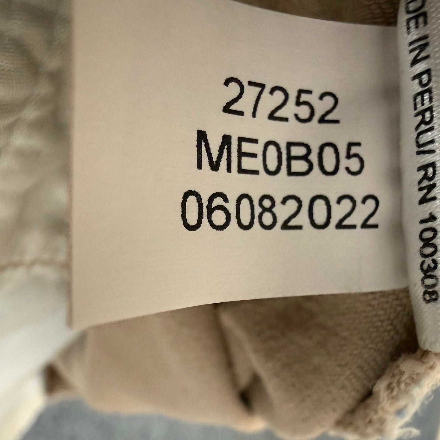 Peter Millar Pilot Twill Short Mens 34 Beige Chino Pima Cotton Flat Front Casual