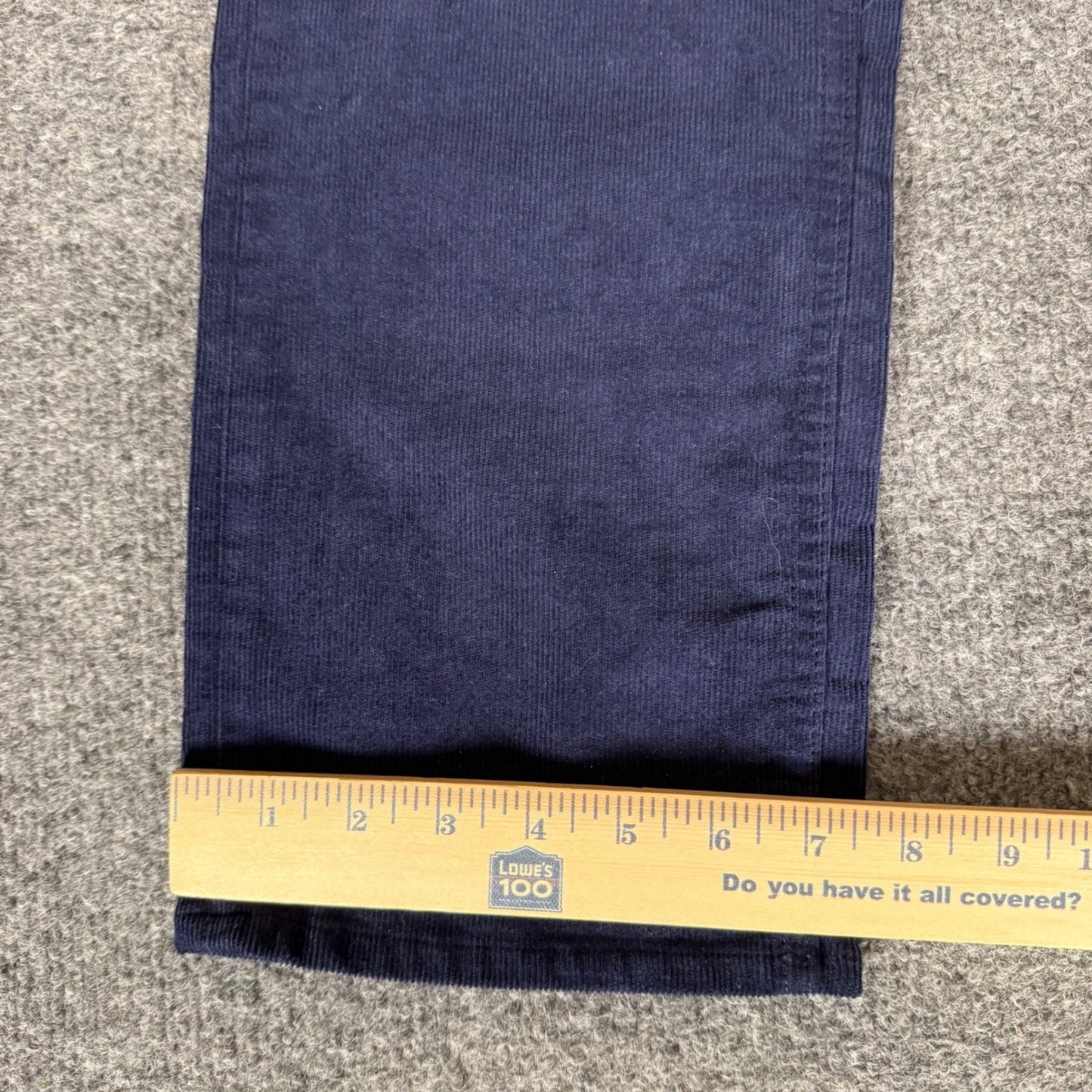 Vineyard Vines Mens Navy Blue Corduroy Pants 33x32 Straight Leg Stretch 5-Pocket