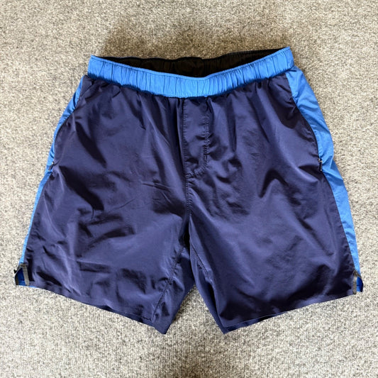 Rhone Equinox Shorts Mens Medium 30x6.5 Running Training Blue Athletic Gym