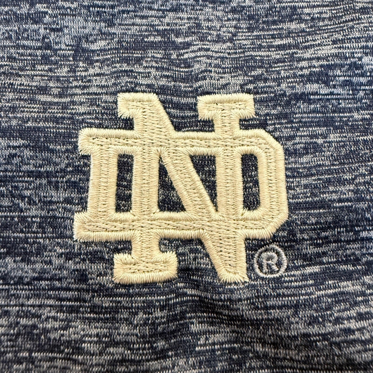 Notre Dame Fighting Irish Polo Shirt Athletic Fit Short Sleeve Mens Medium