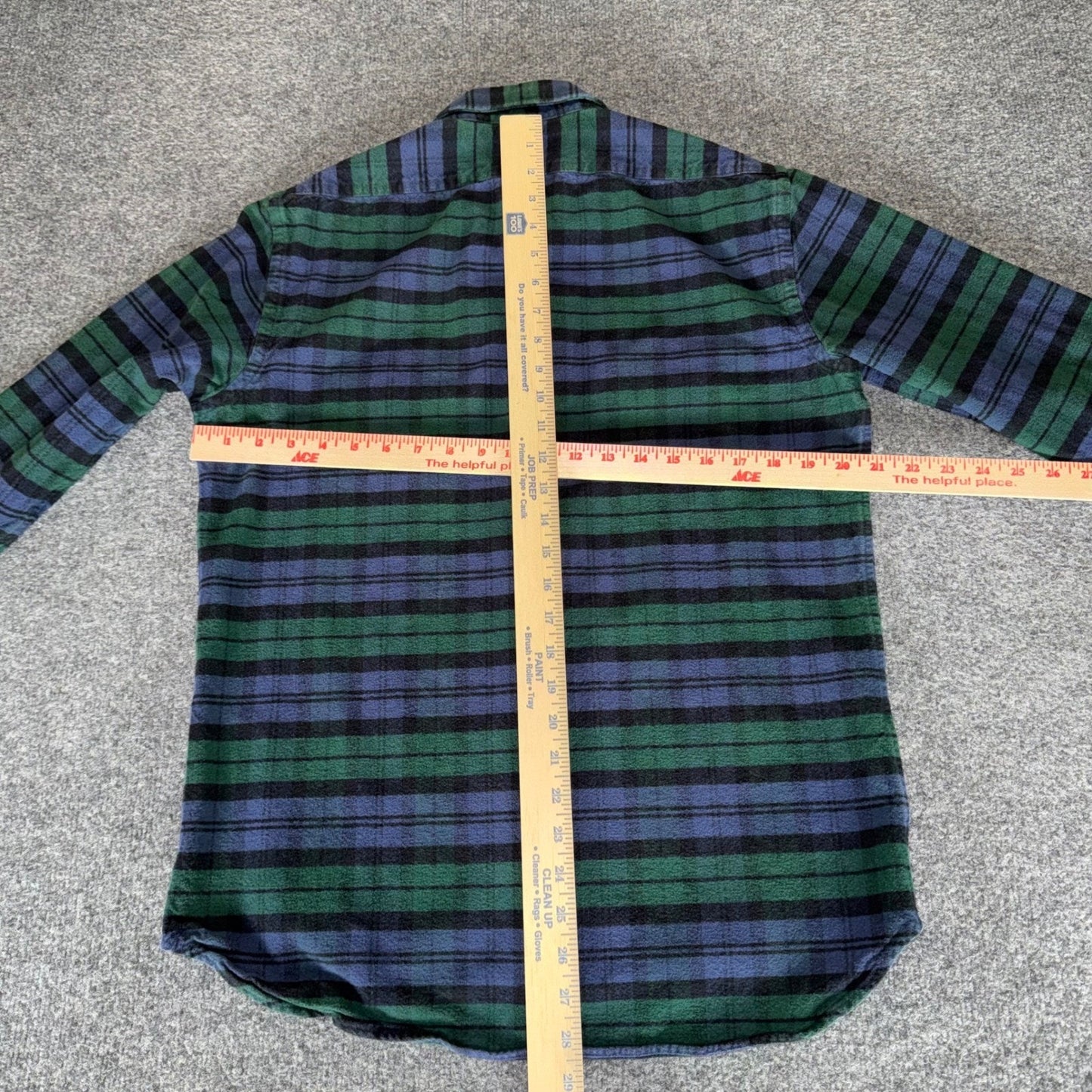 Taylor Stitch Flannel Shirt Mens Size 40 Medium Plaid Long Sleeve Button Up