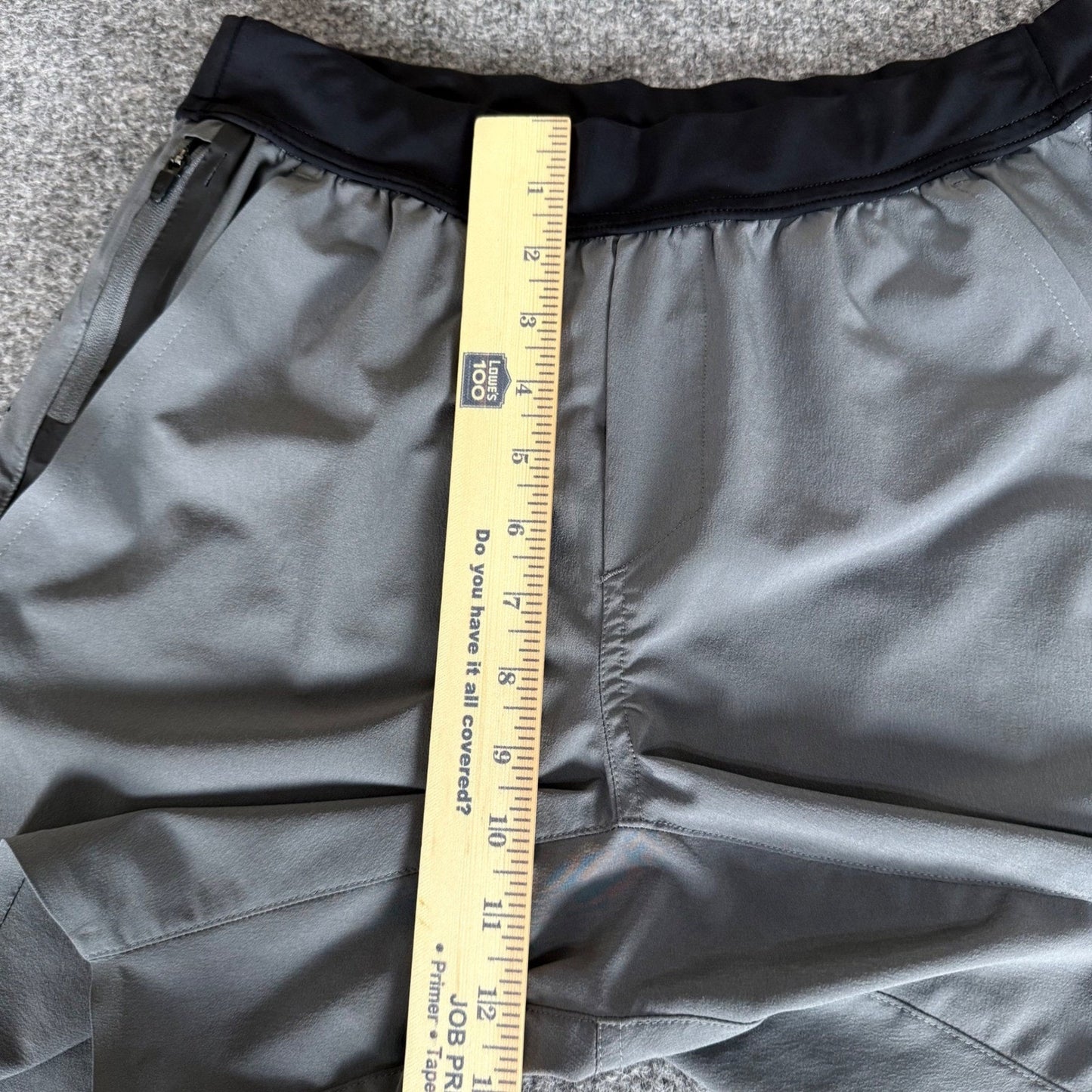 Ten Thousand Mens Interval Shorts Small Gray Athletic Workout Gym Training