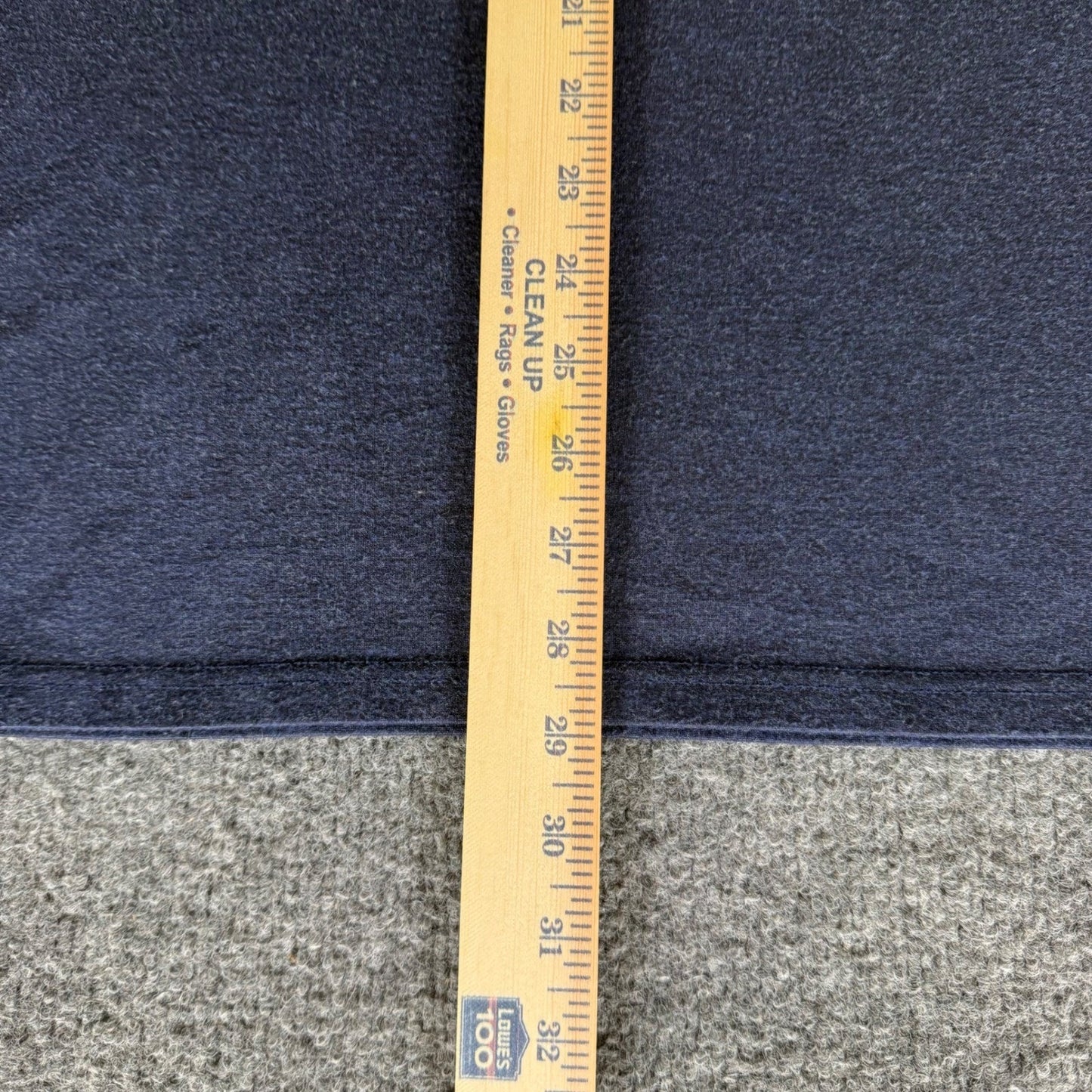 Mizzen+Main ProFlex Sweater Mens XXL Blue 1/4 Zip Pullover Performance Casual