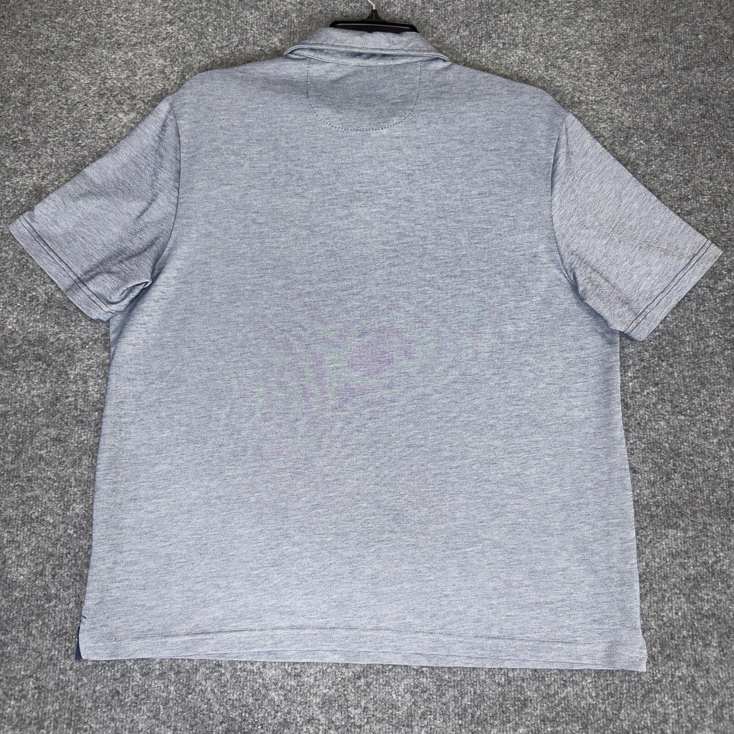 Nat Nast Polo Shirt Mens XL Heathered Blue Short Sleeve Casual Extra Large Adult