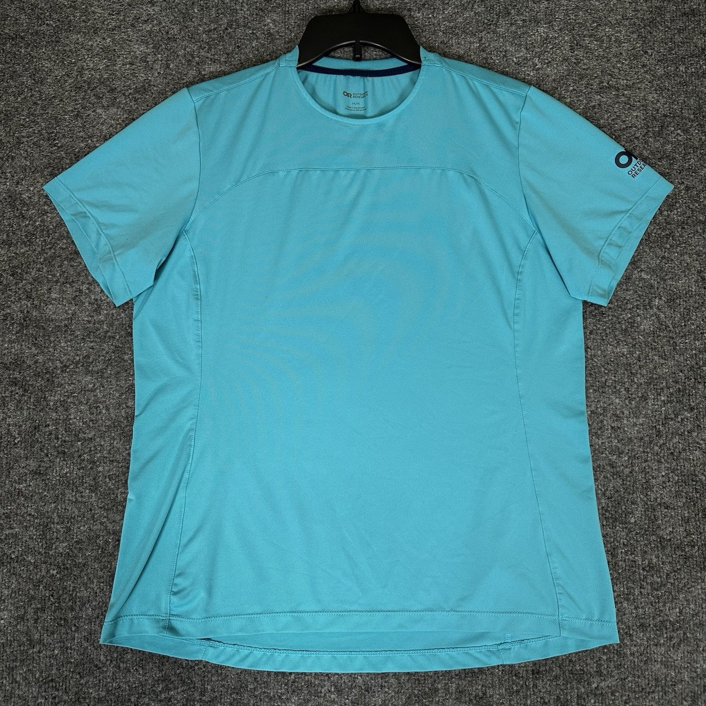 Outdoor Research Shirt Men's Medium Blue Lightweight Hiking Breathable Gorpcore