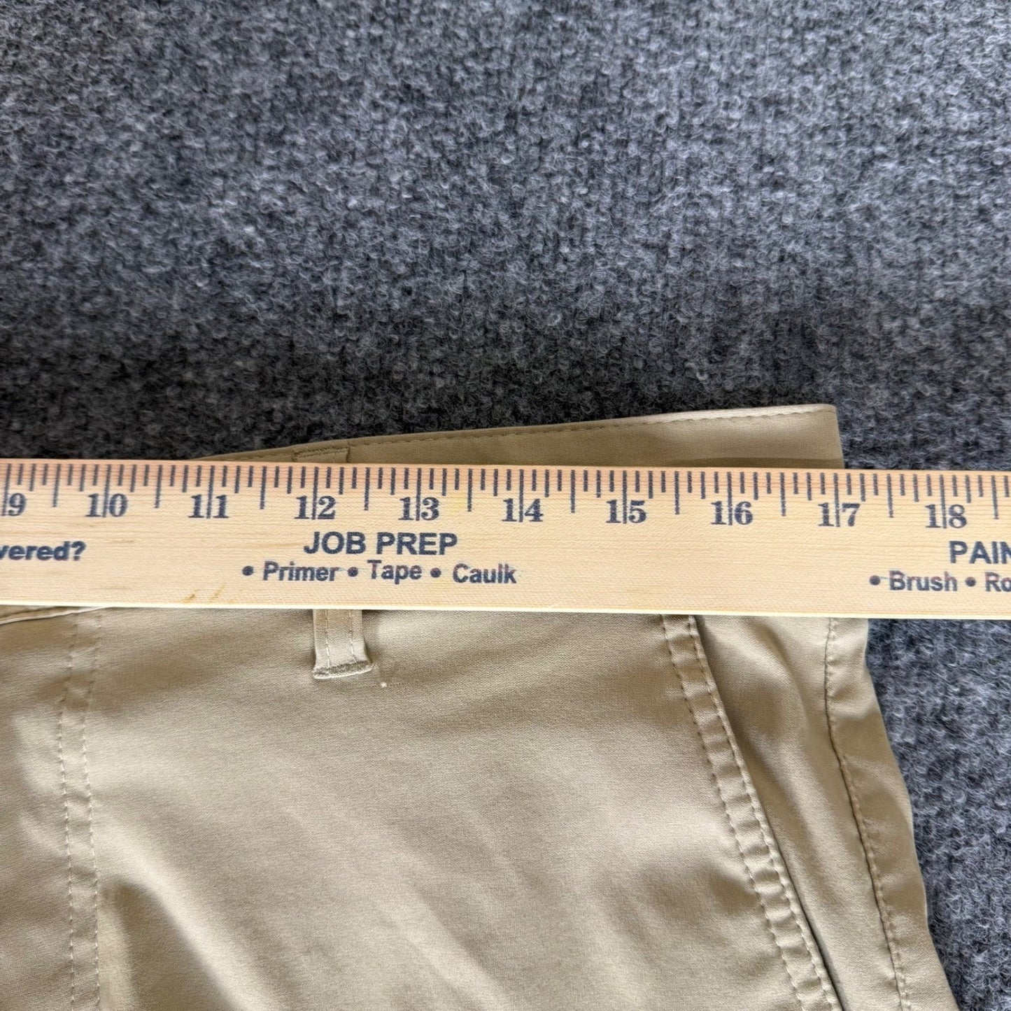 Eddie Bauer Travex Pants Mens 34x27 Beige Stretch Outdoor Hiking Travel Casual