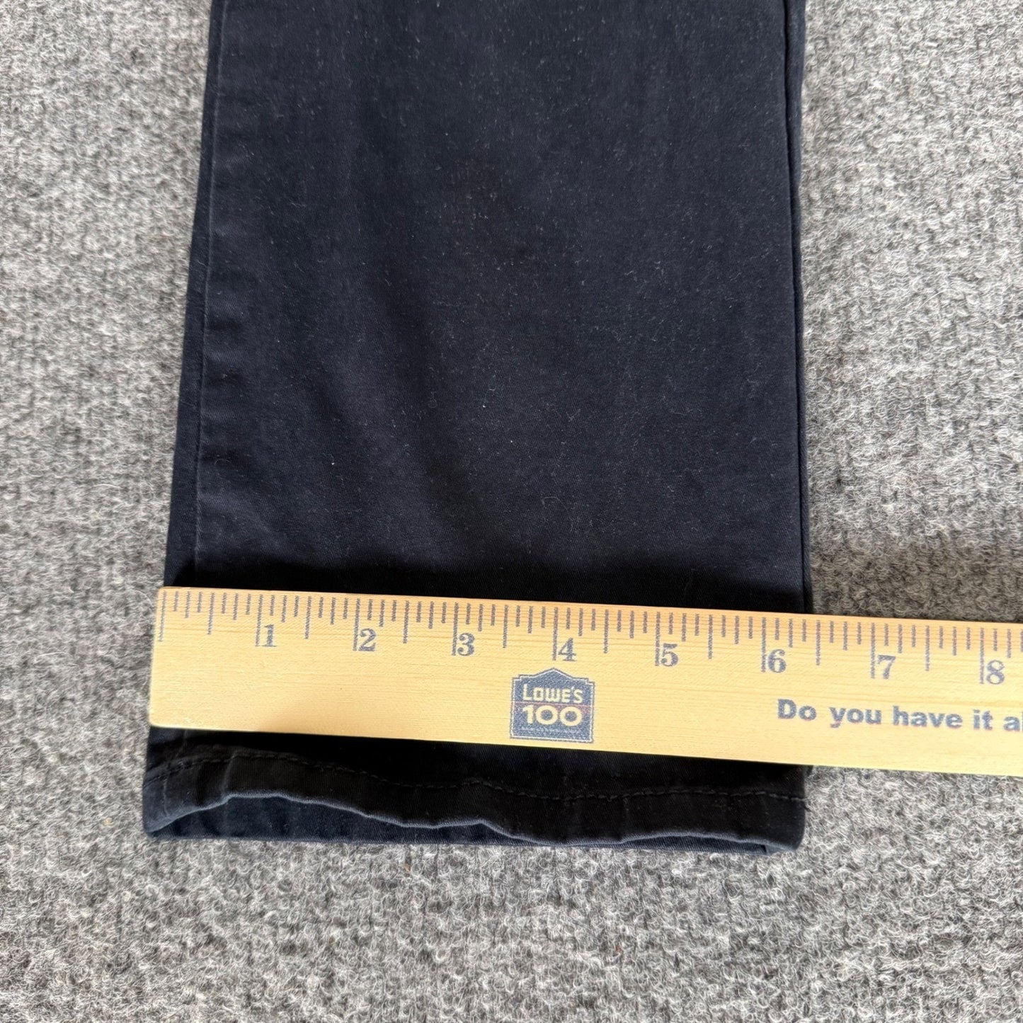 All Saints Stove Lumen Chino Mens Pant Black 32x30 Slim Casual Modern Streetwear