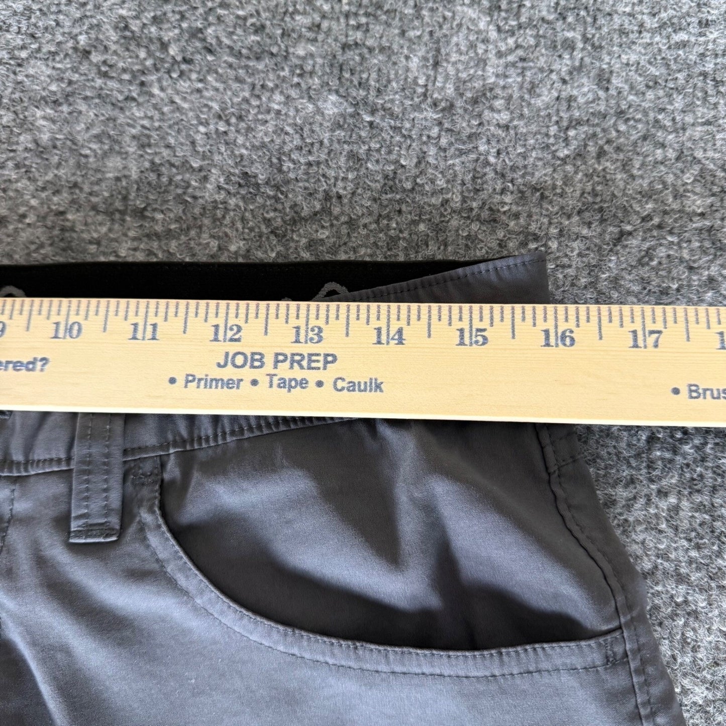 Eddie Bauer Adventure Trek Pants Mens 32x27 Gray Nylon Casual Outdoor Hiking