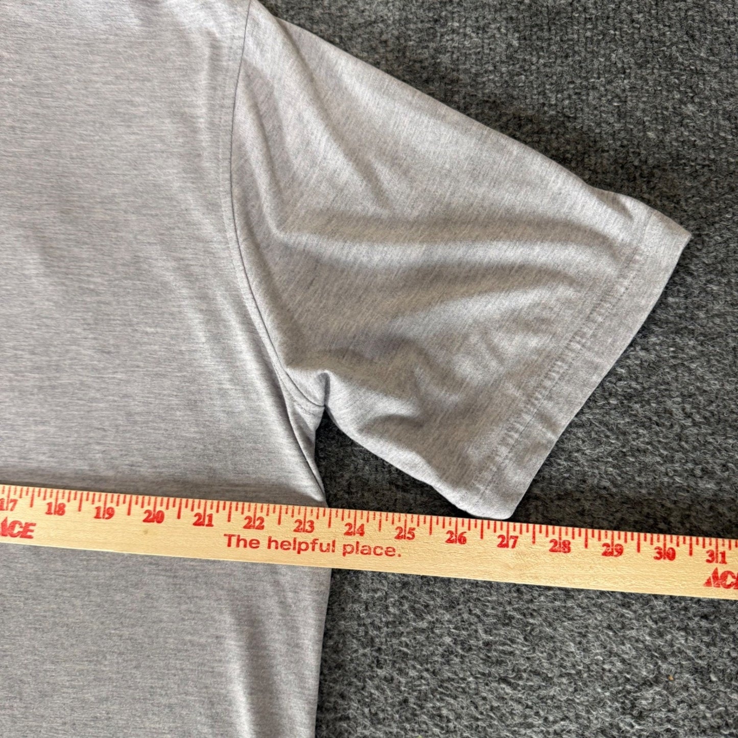 FootJoy Mens XL Gray Athletic Fit Golf Polo Shirt Short Sleeve Stretch Casual