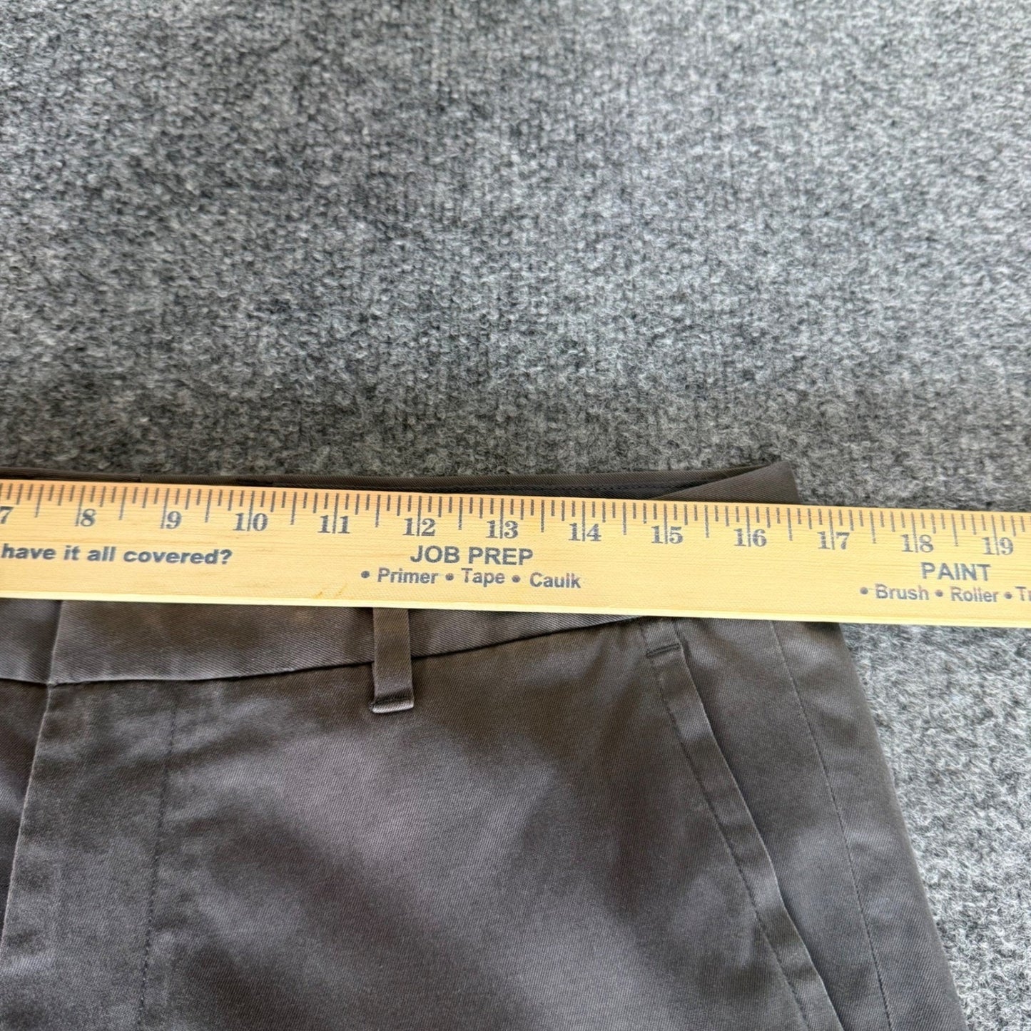 Bonobos Friday Pants Mens 33x32 Slim Fit Chino Trousers Grey Cotton Blend