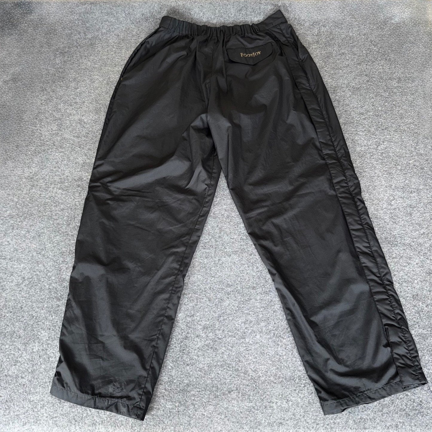 DryJoys FootJoy Pants Mens Black 32x31 Waterproof Golf Rain Windbreaker Athletic