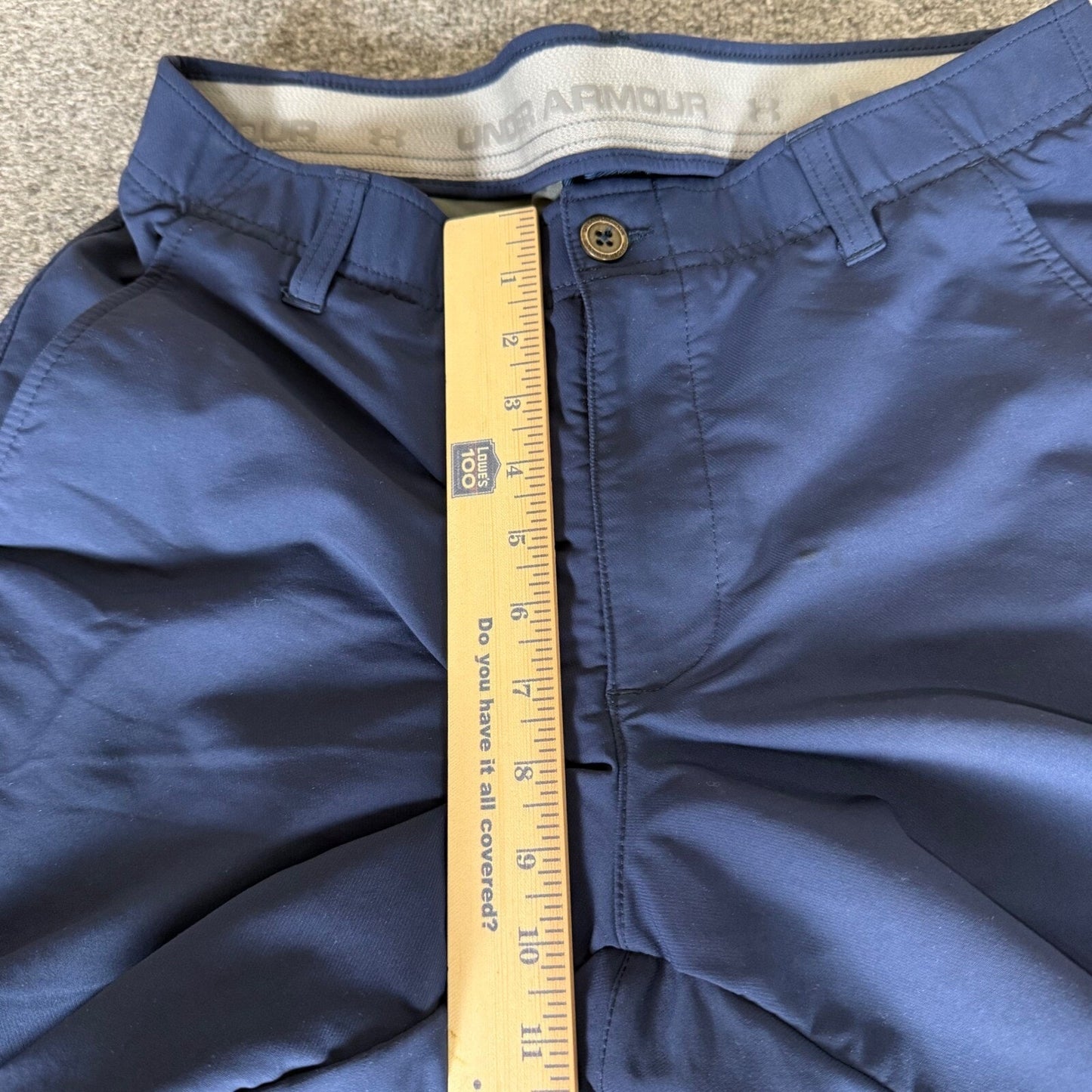 Under Armour Golf Pants Mens 32x32 Blue Performance Casual Chino Stretch
