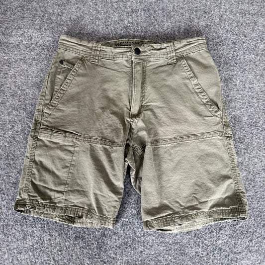 Wrangler ATG All Terrain Gear Mens Shorts Size 30 Olive Green Utility Hiking