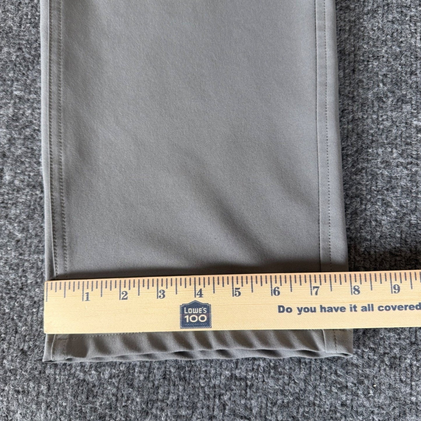 FootJoy Golf Pants Gray Mens 34x32 (Fits 35x30) Athletic Fit Performance Stretch