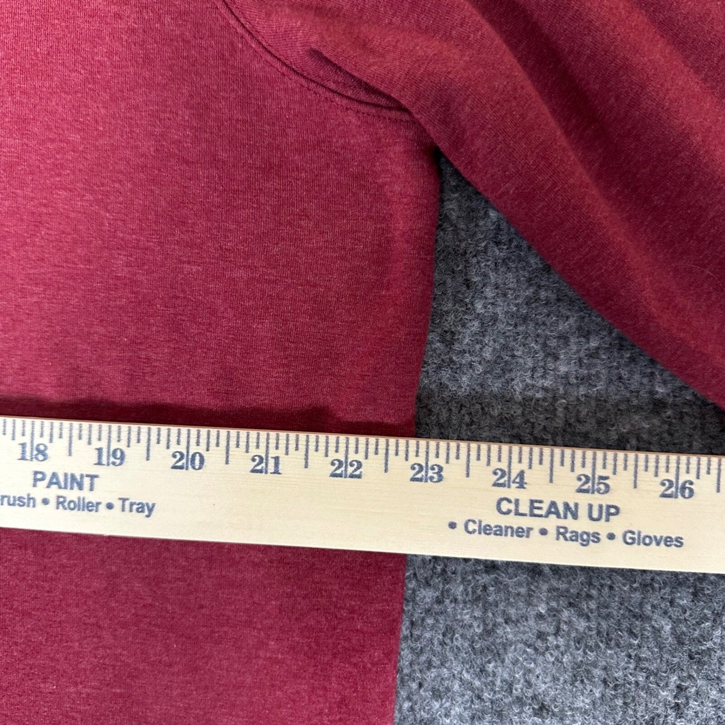 The Normal Brand Henley Shirt Mens XL Red Long Sleeve Cotton Casual Pullover Top