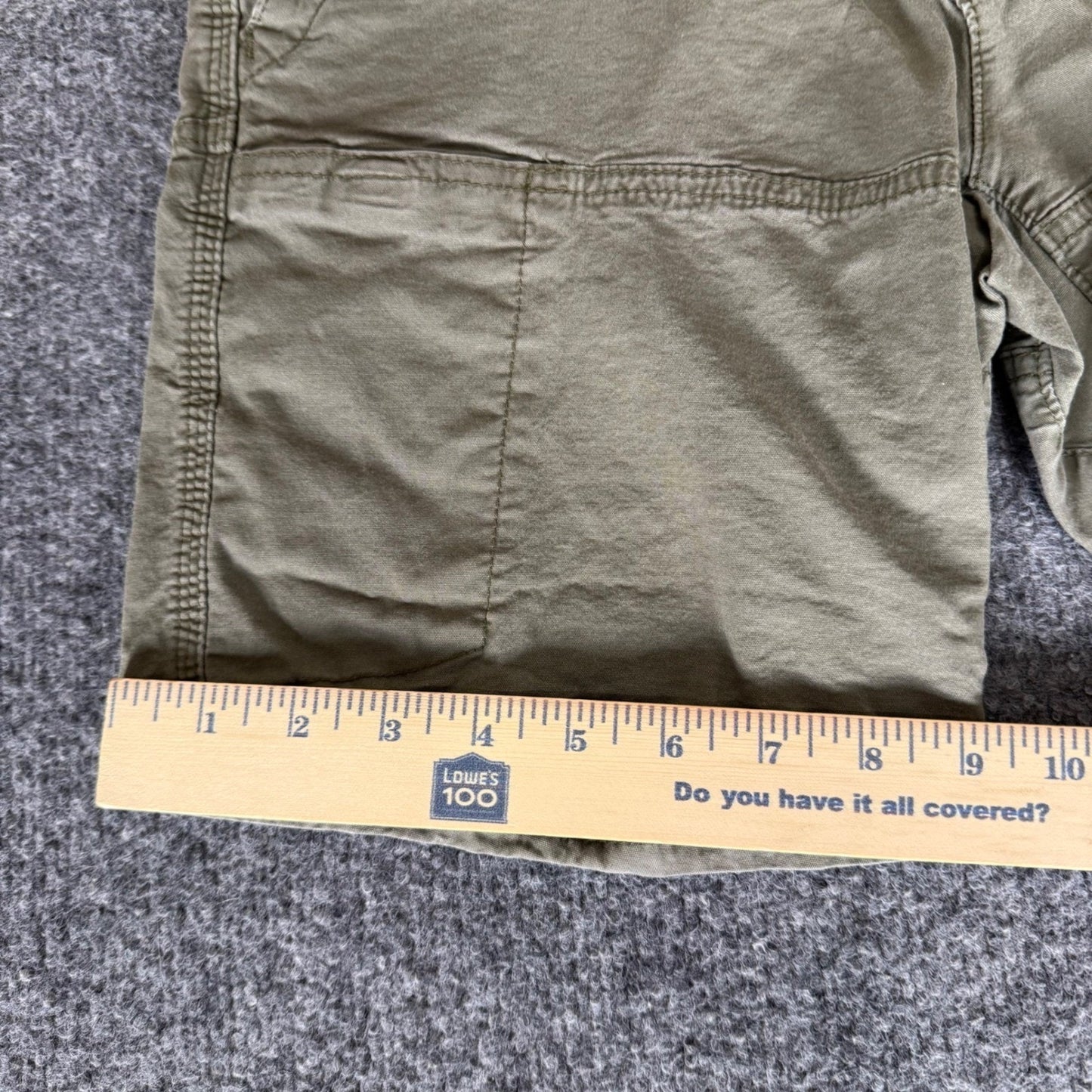 Wrangler ATG All Terrain Gear Mens Shorts Size 30 Olive Green Utility Hiking