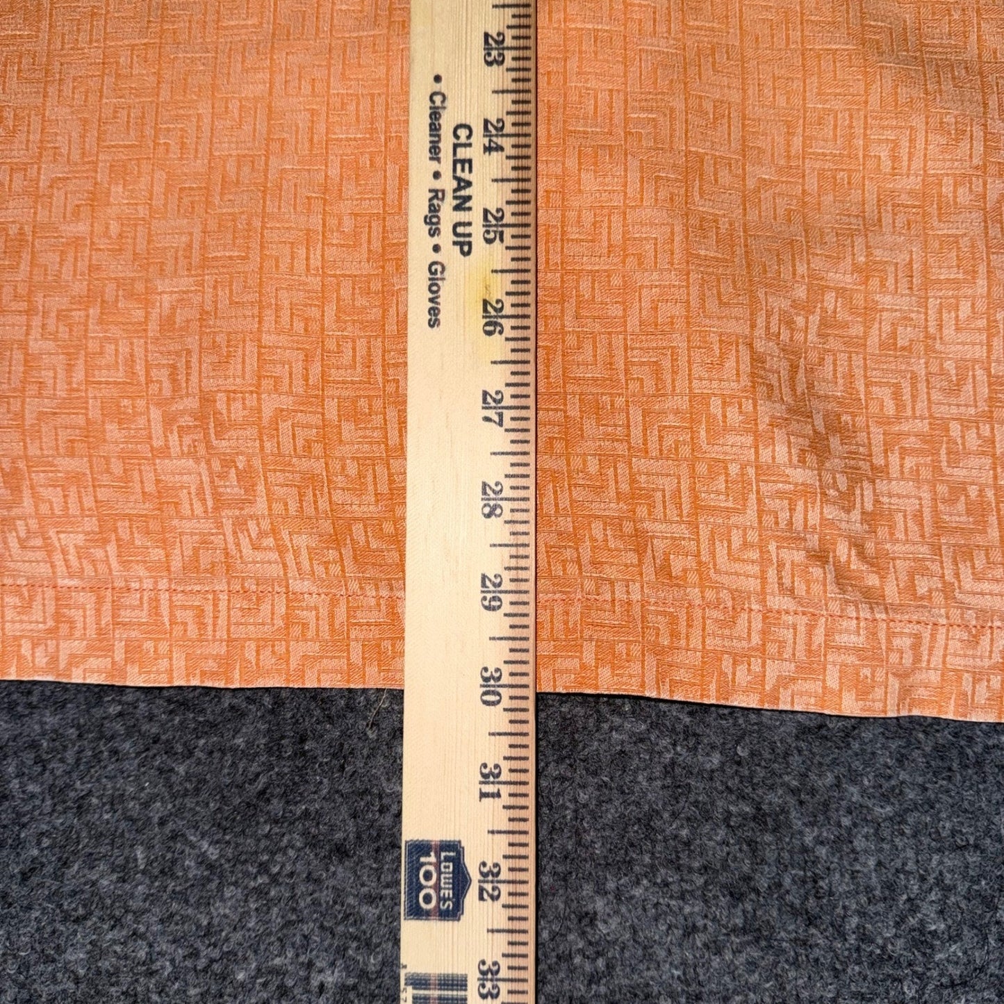 Tommy Bahama Mens Large Orange 100% Silk Short Sleeve Button Up Shirt Resort