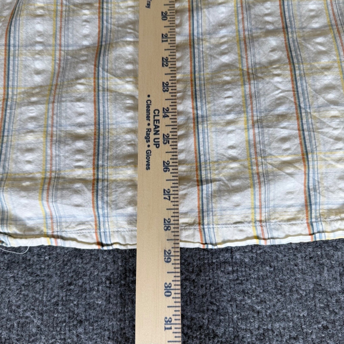 Columbia Plaid Shirt Men Large Short Sleeve Button Up Casual Outdoor Lightweight