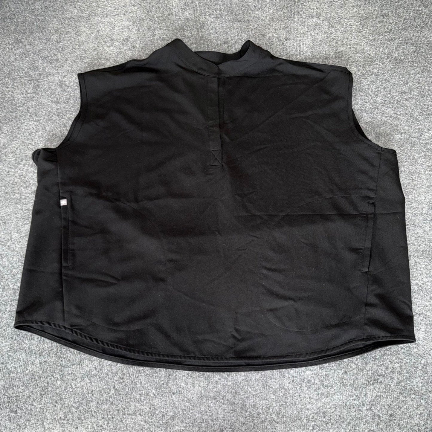 FIGS Rafaela Sleeveless Scrub Top Womens 4XL Black Nursing Medical Uniform Work