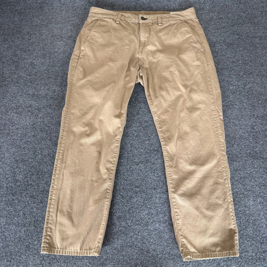 Rag & Bone Pants Mens 36x28 Beige Cotton Chino Straight Leg Casual Everyday