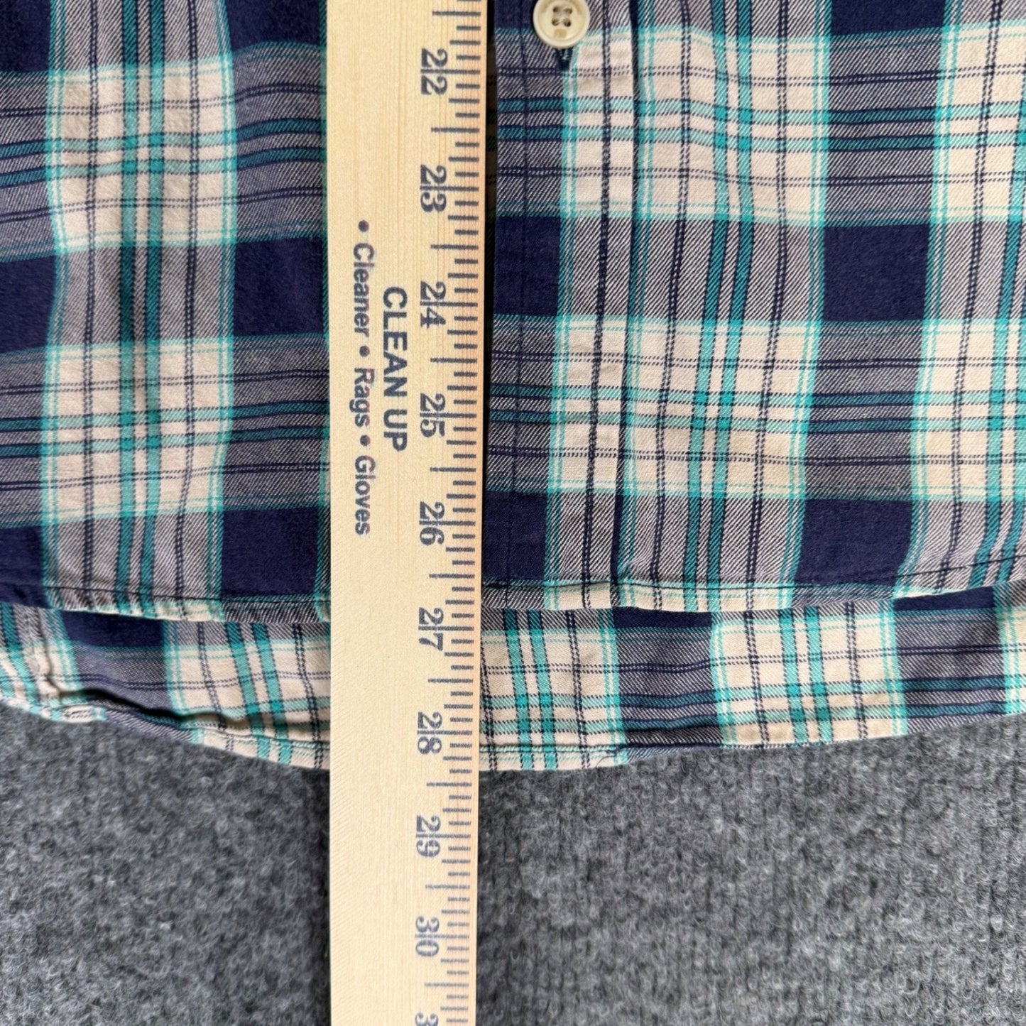 The Normal Brand Flannel Shirt Plaid Button Down Long Sleeve Cotton Mens Large