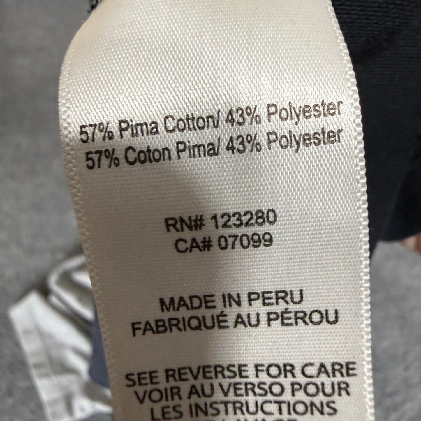 Travis Mathew Polo Shirt Mens Medium Gray Black Golf Casual Short Sleeve Stretch