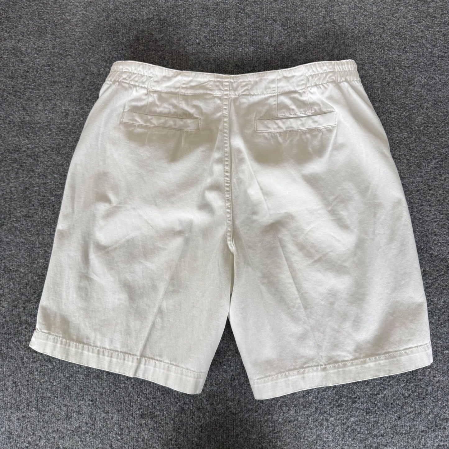 Orlebar Brown Swin Short Mens 34 White Button Fly Drawstring Beach Casual Resort