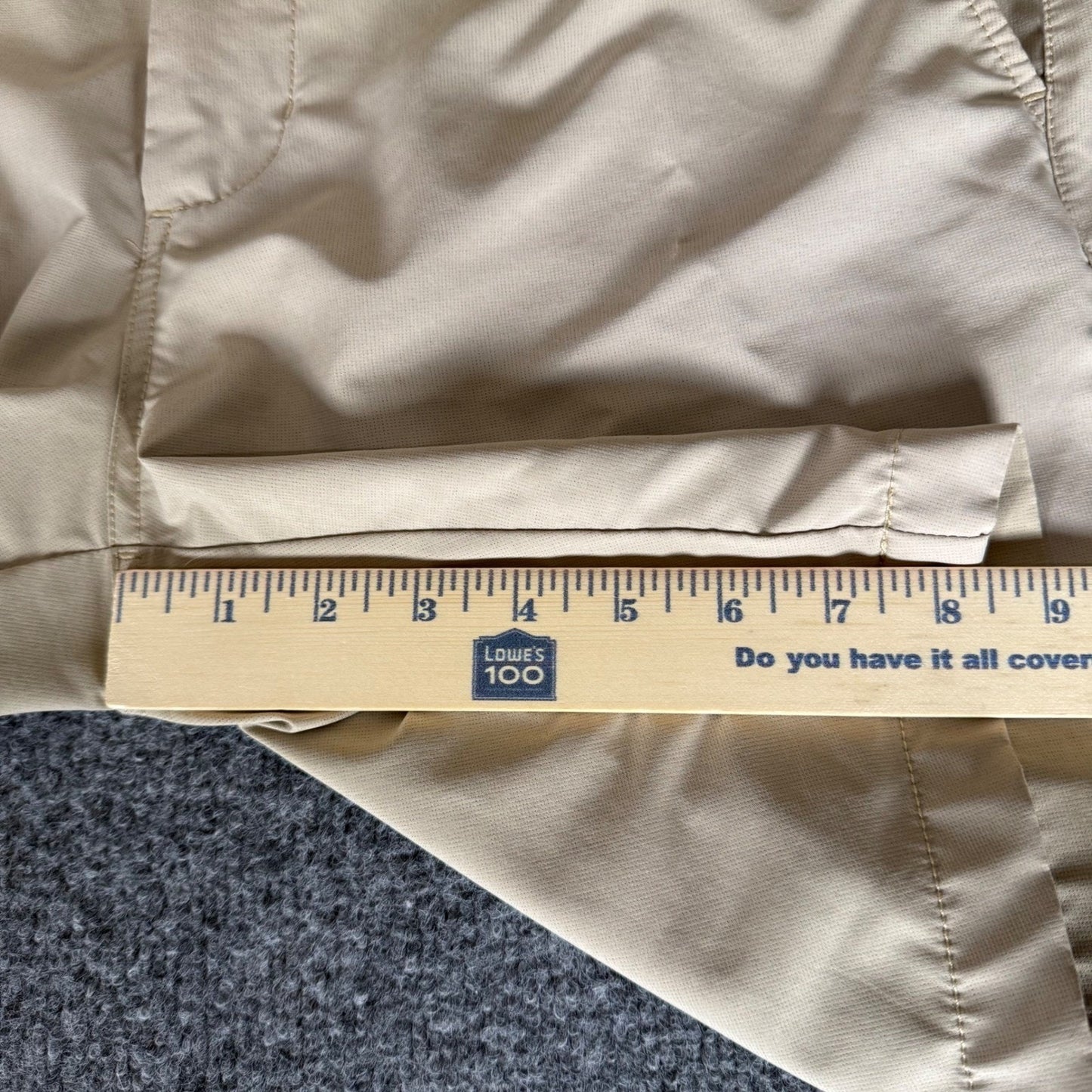 Johnston & Murphy XC4 Shorts Mens 34 Tan Performance Stretch Golf Casual Travel