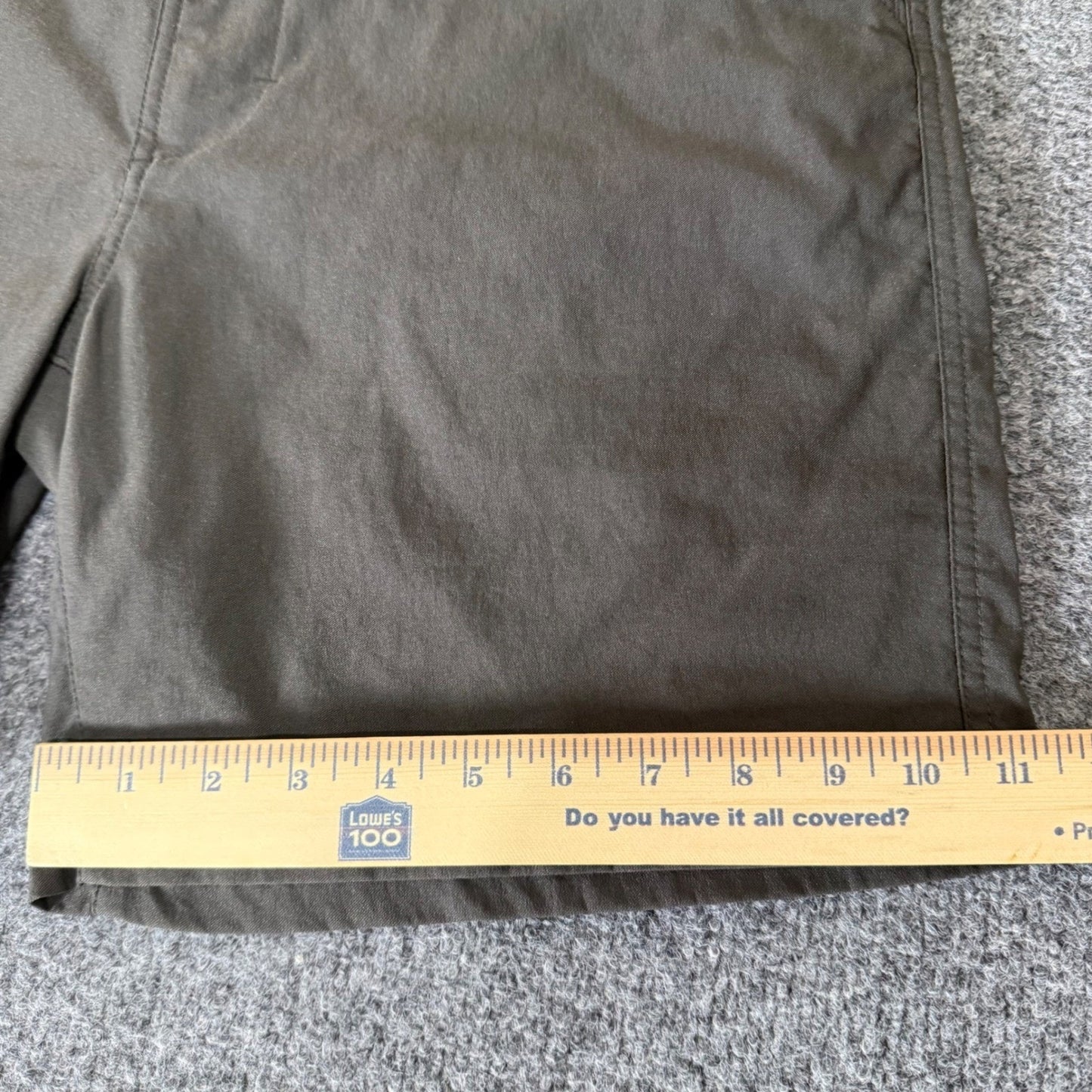 prAna Mens Shorts Size 36 Olive Stretch Hiking Outdoor Casual Lightweight Trail