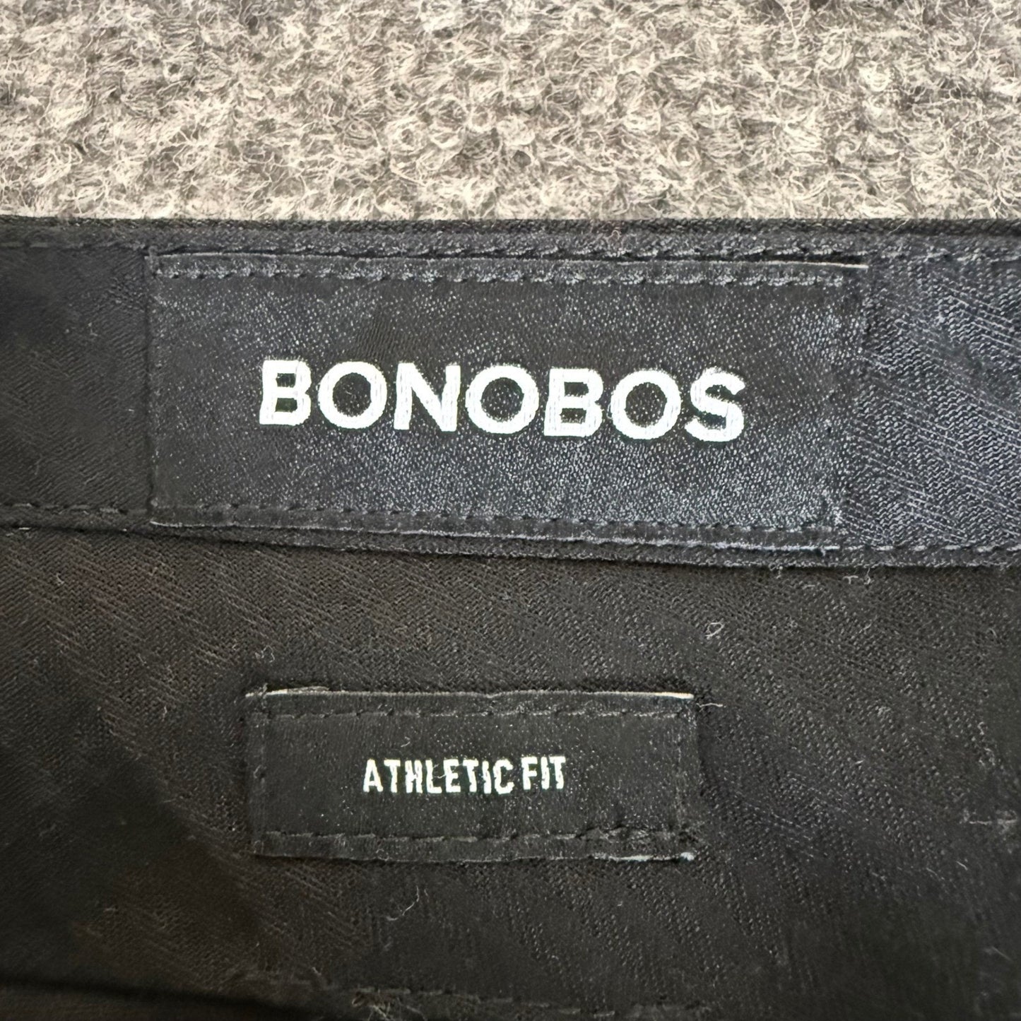 Bonobos Dress Pants Mens 38x28 Gray Wool Blend Athletic Fit Office Comfort Golf