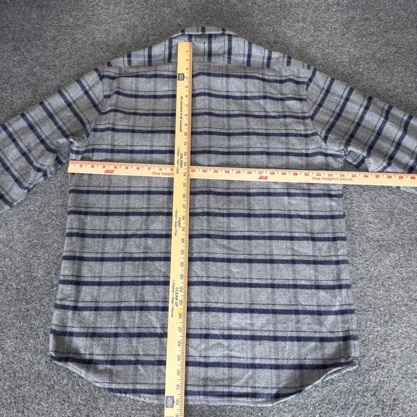 Taylor Stitch Crater Shirt Mens Plaid Cotton Soft Flannel Button Up Size 46 2XL