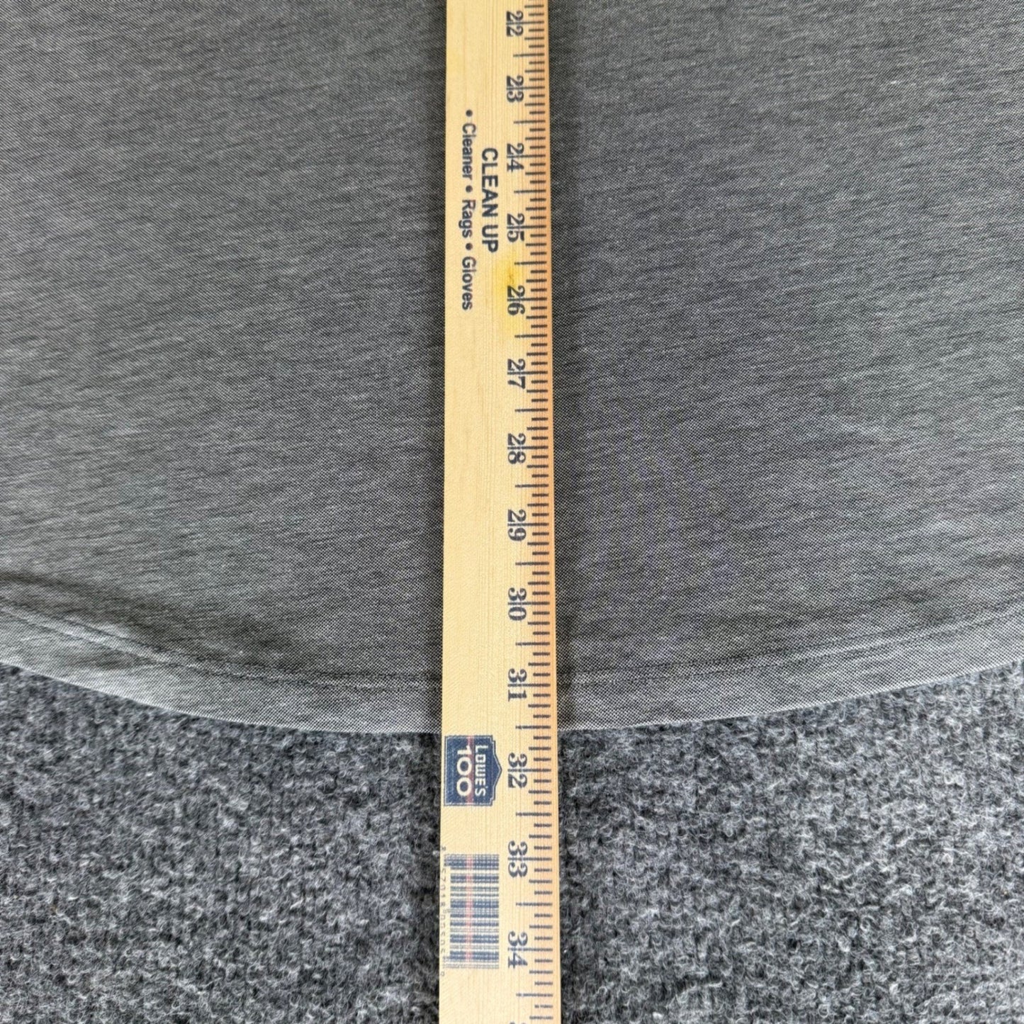 Cuts Curve Hem Polo Shirt Mens XL Gray Pima Cotton Short Sleeve Casual Modern