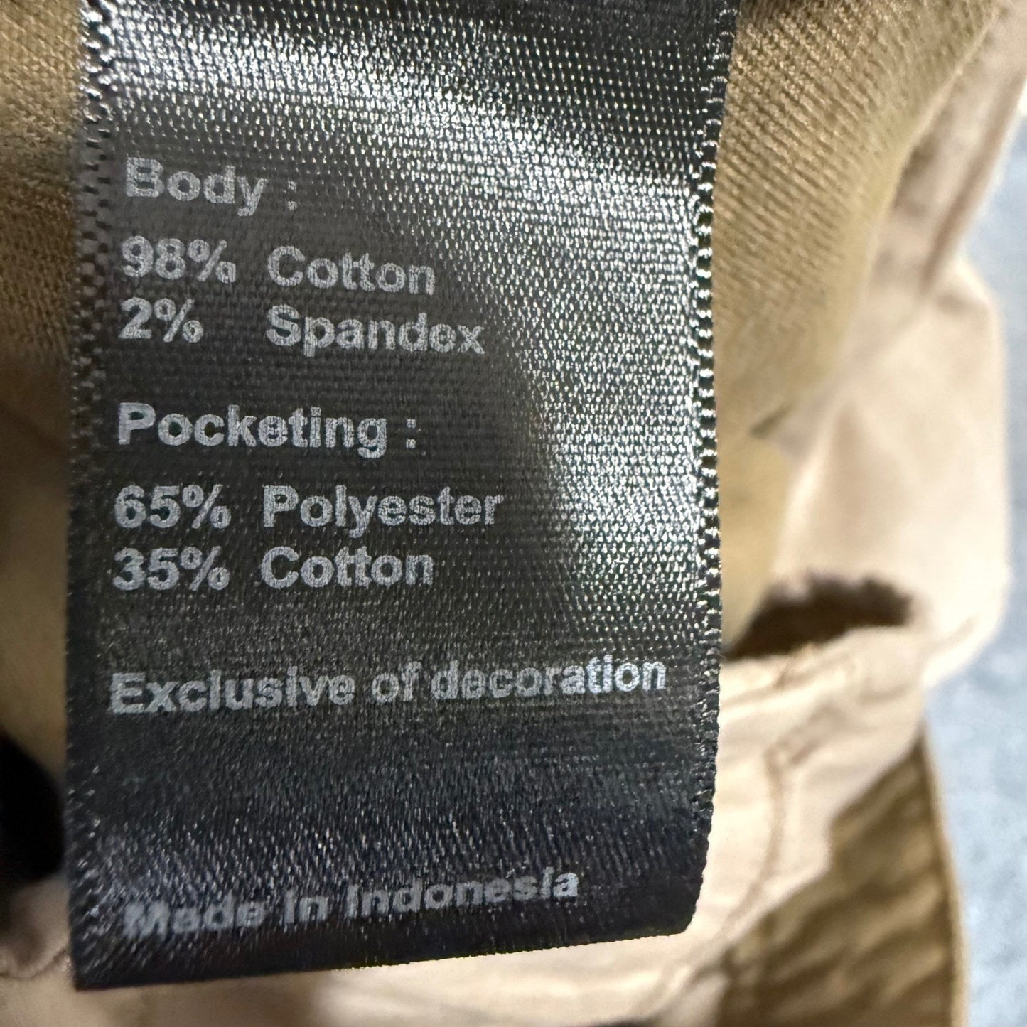 Flint and Tinder Mens 31 Shorts Brown Chino Casual Everyday Comfort Cotton Twill