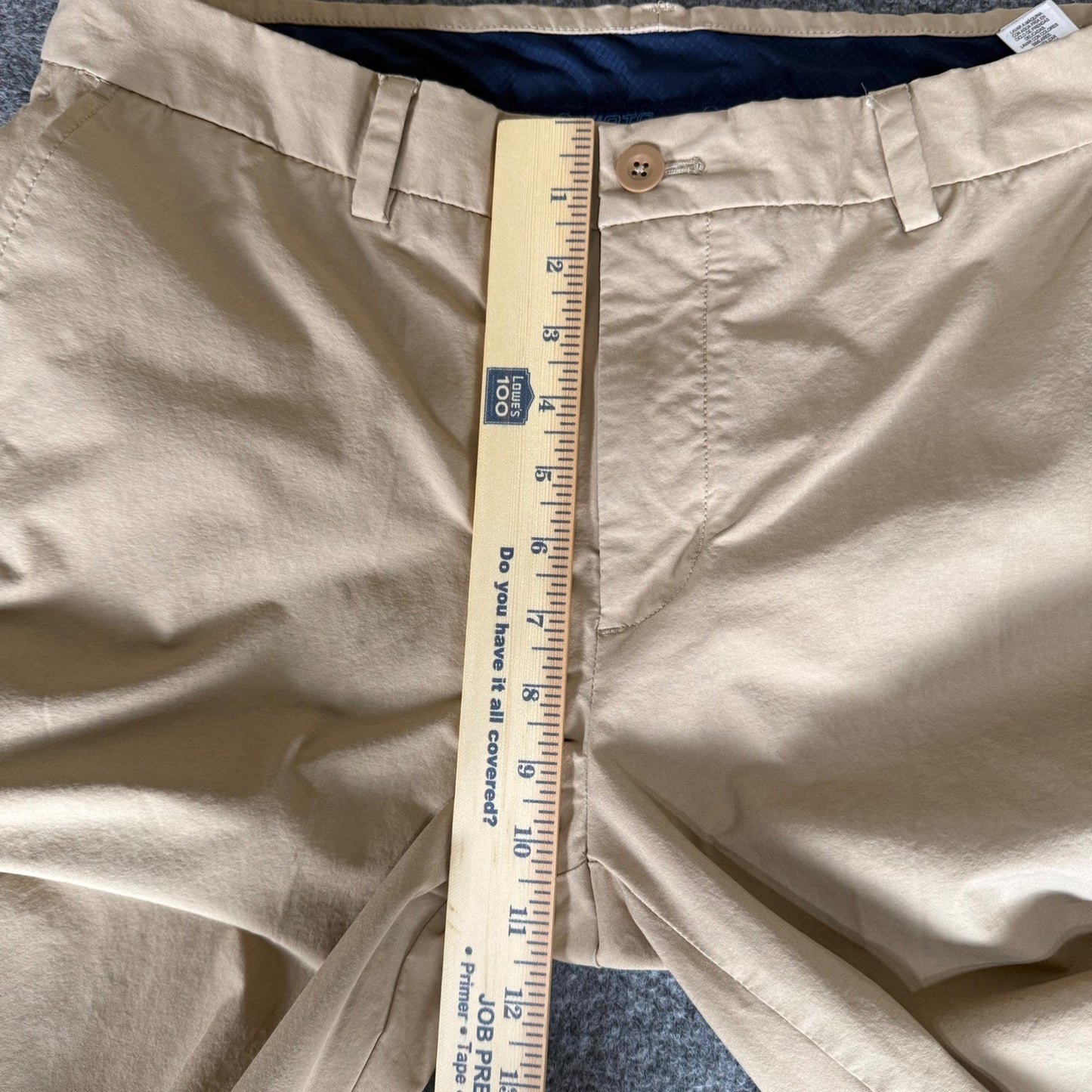 Vineyard Vines OTG On-The-Go Pant Mens 35x29 Khaki Tan Performance Chino Stretch