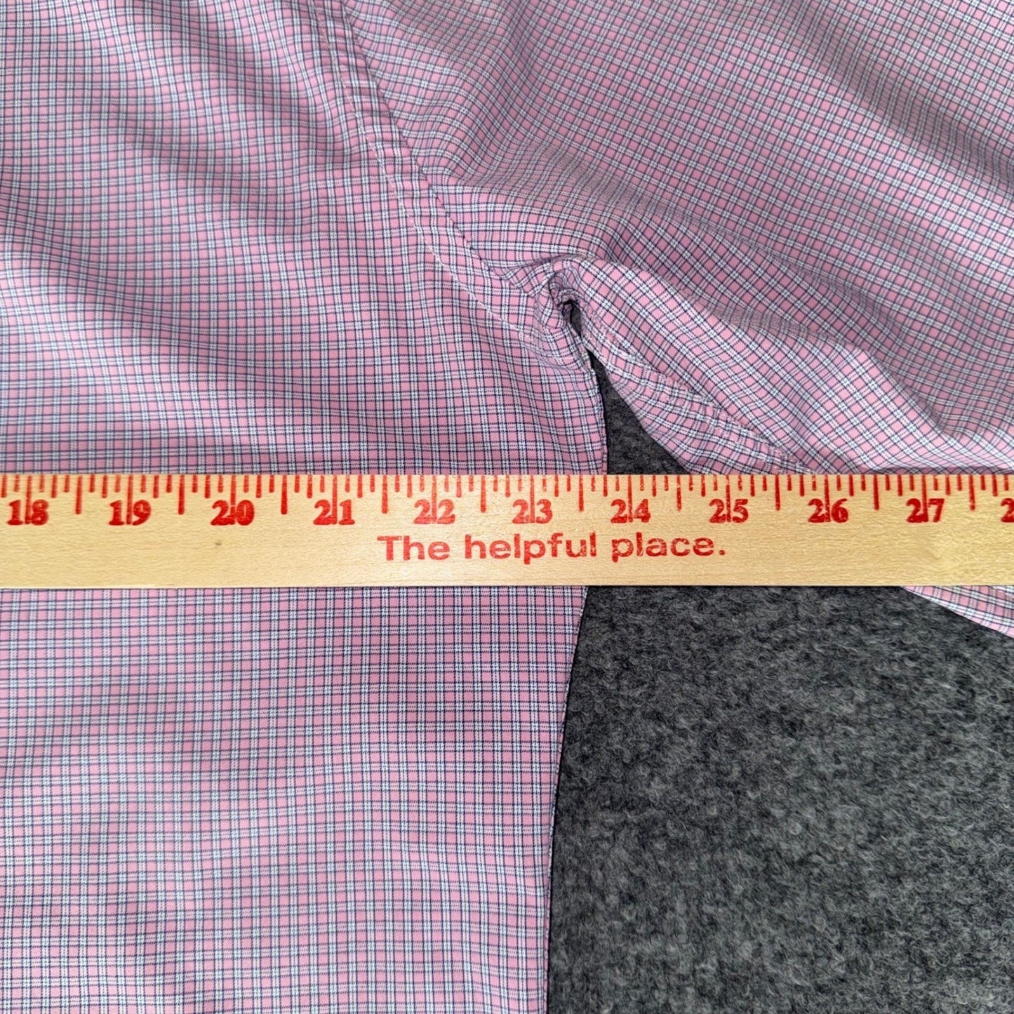 Peter Millar Summer Comfort Shirt Mens L Plaid Long Sleeve Button Down Stretch