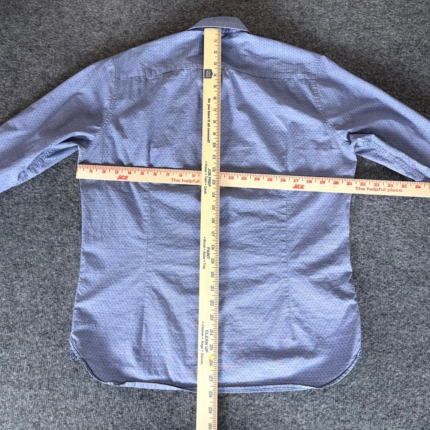 7 Diamonds Shirt Mens Medium Blue Long Sleeve Casual Button Up Dressy Modern