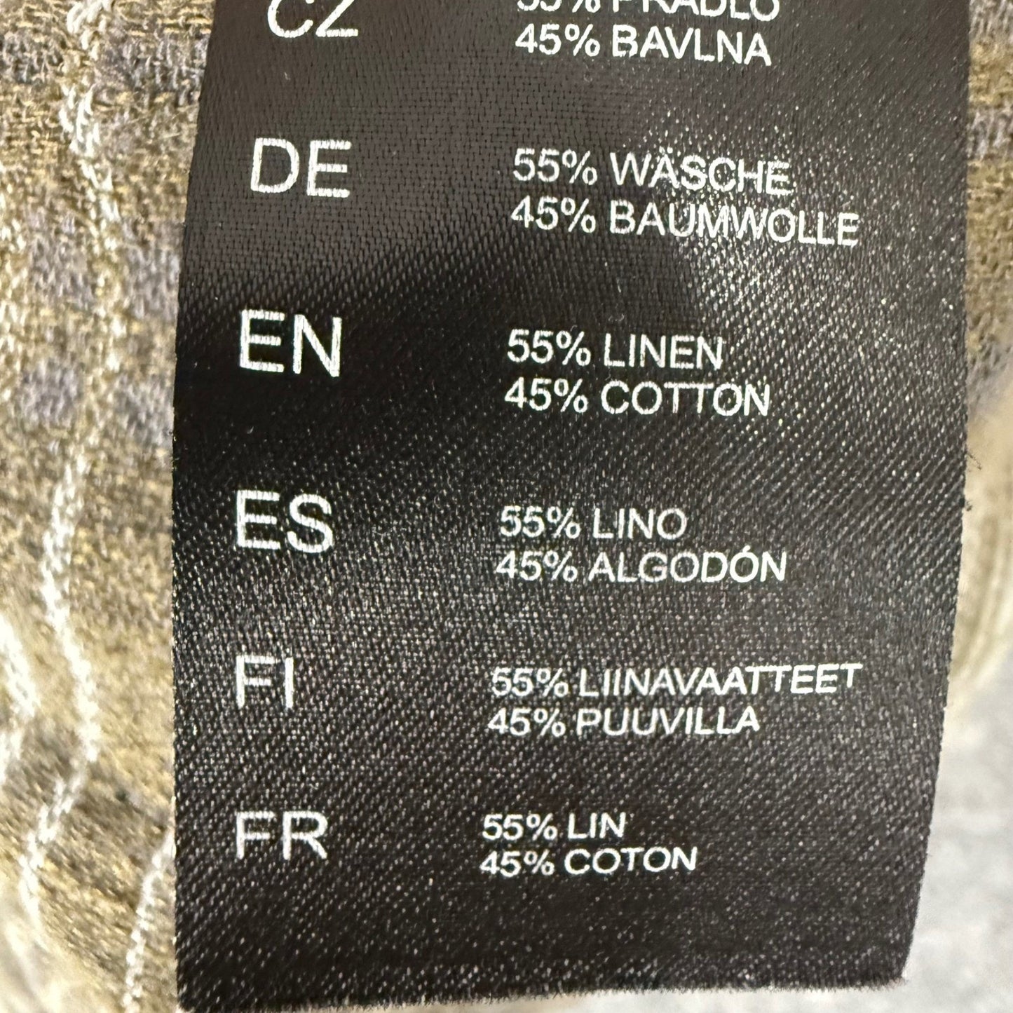 Kuhl Skorpio Shirt Mens Medium Linen Blend Button Up Short Sleeve Outdoor Hiking