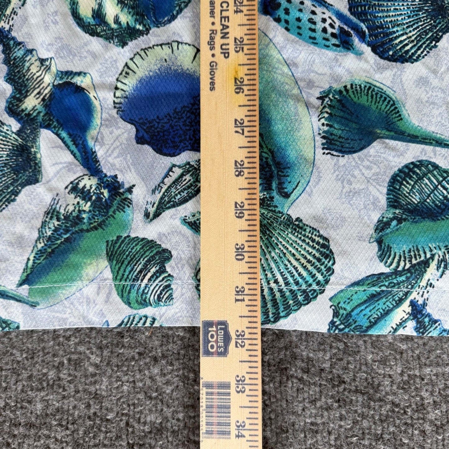 Tommy Bahama Hawaiian Silk Shirt Mens 2XL Button Up Seashell Aloha Short Sleeve